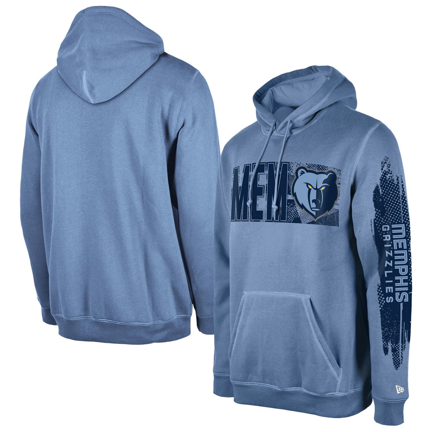 New Era Memphis Grizzlies Light Tip-Off Collection Pullover Hoodie