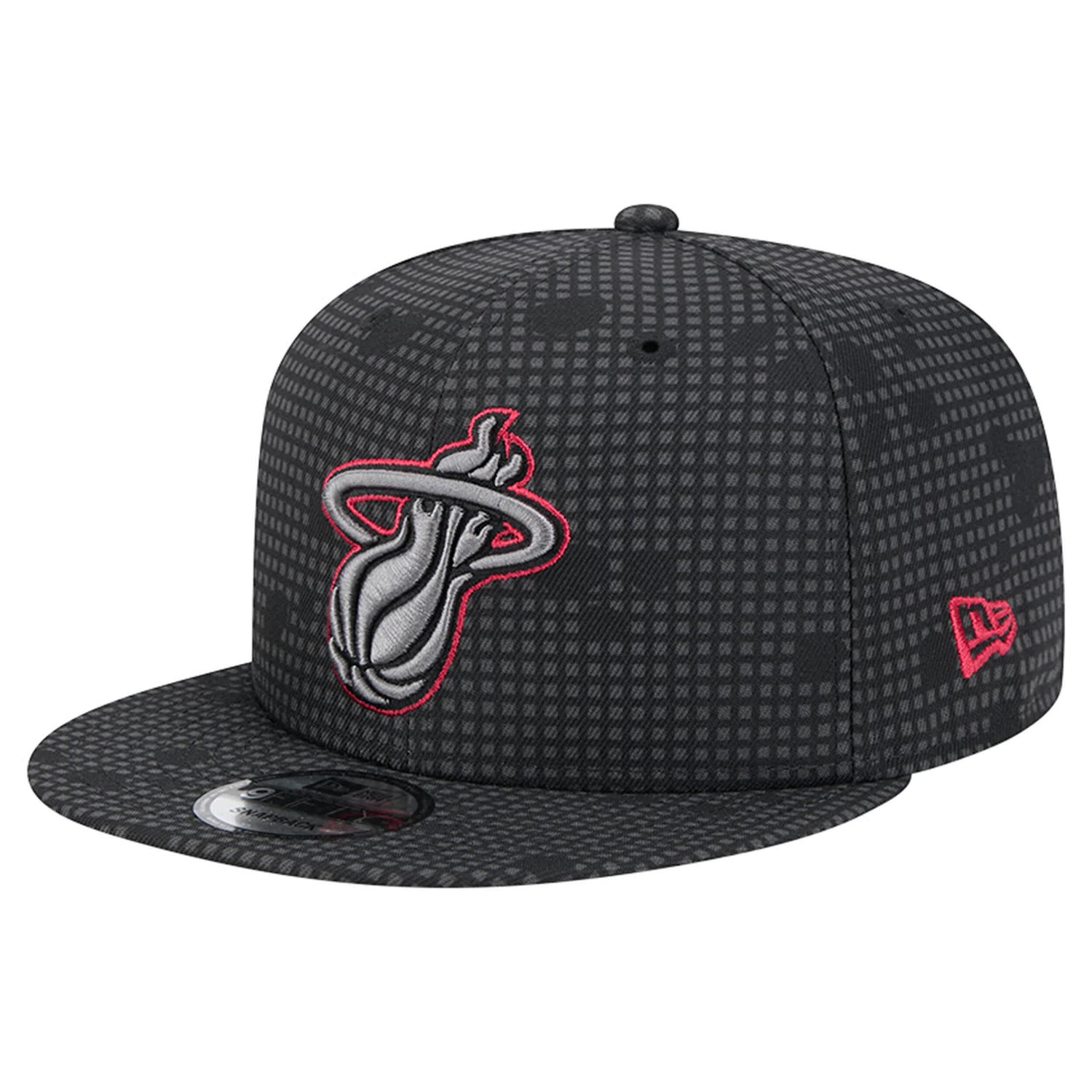 New Era Miami Heat Midnight Ink Pop Outline 9FIFTY Snapback Hat at