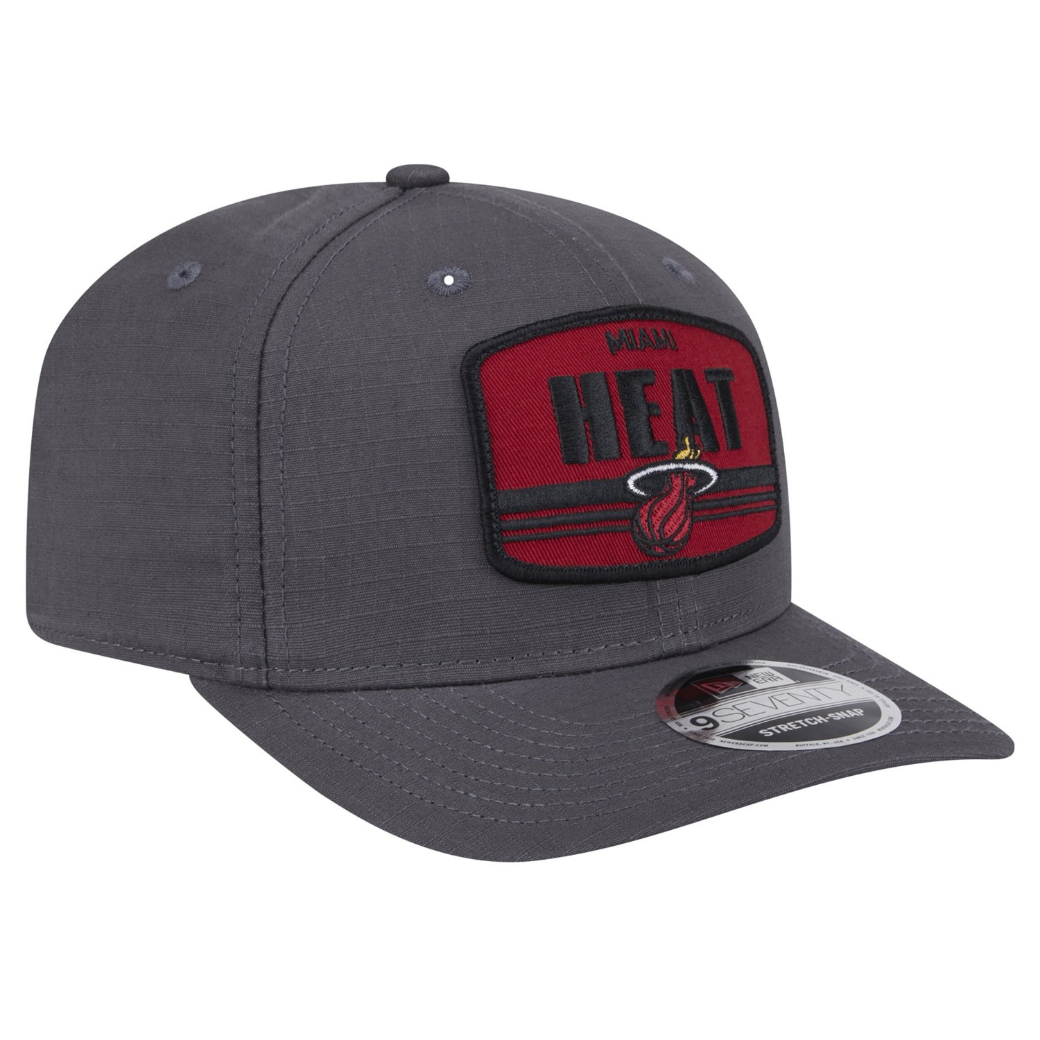 New Era Miami Heat Team Elevated Patch 9SEVENTY Adjustable Hat - view number 3
