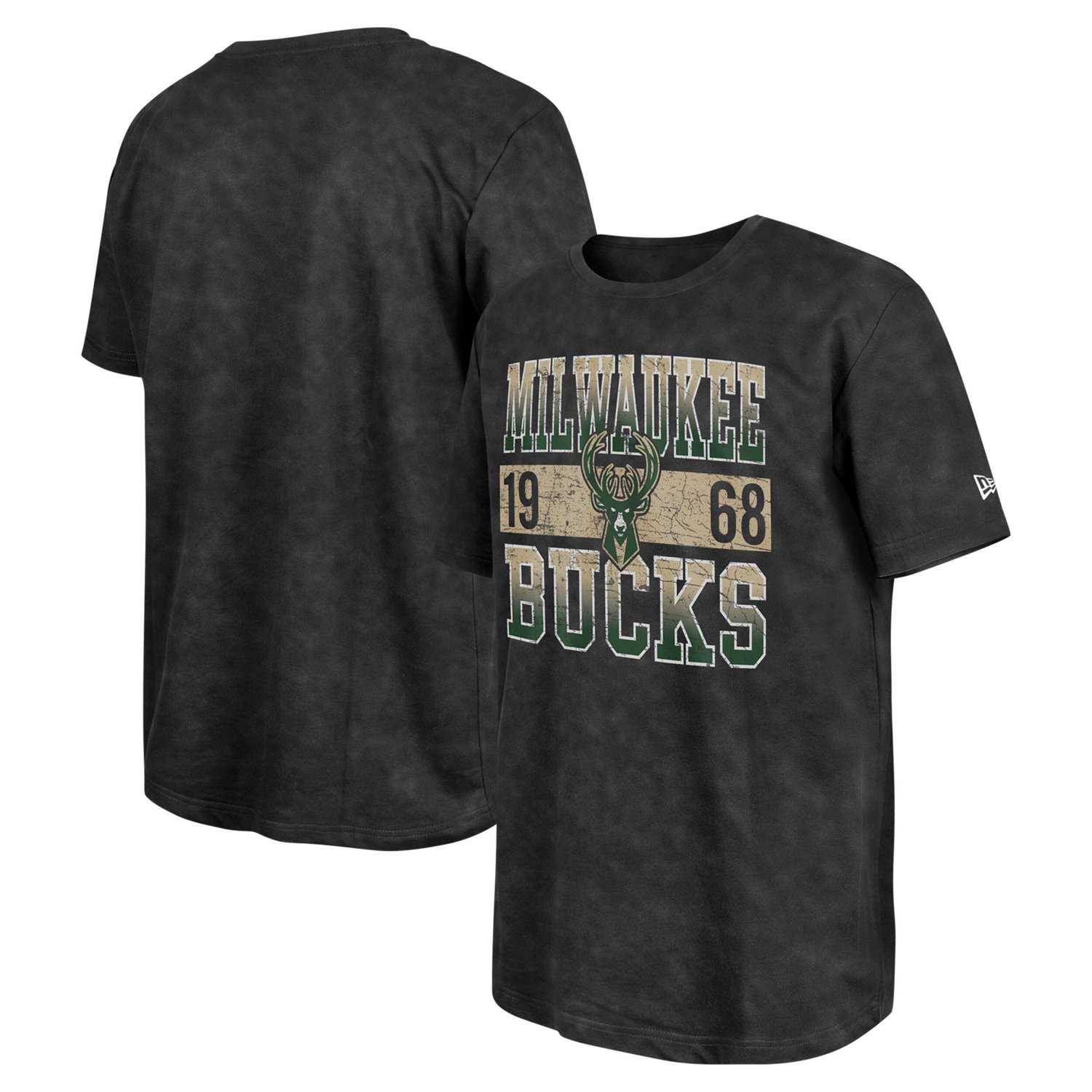 New Era Milwaukee Bucks Enzyme Washed Oversized T-Shirt