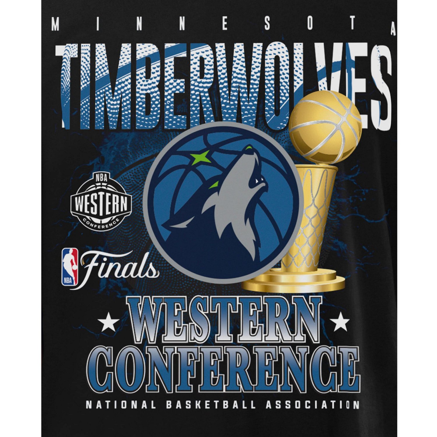New Era Minnesota Timberwolves 2025 Western Conference Finals T-Shirt - view number 3