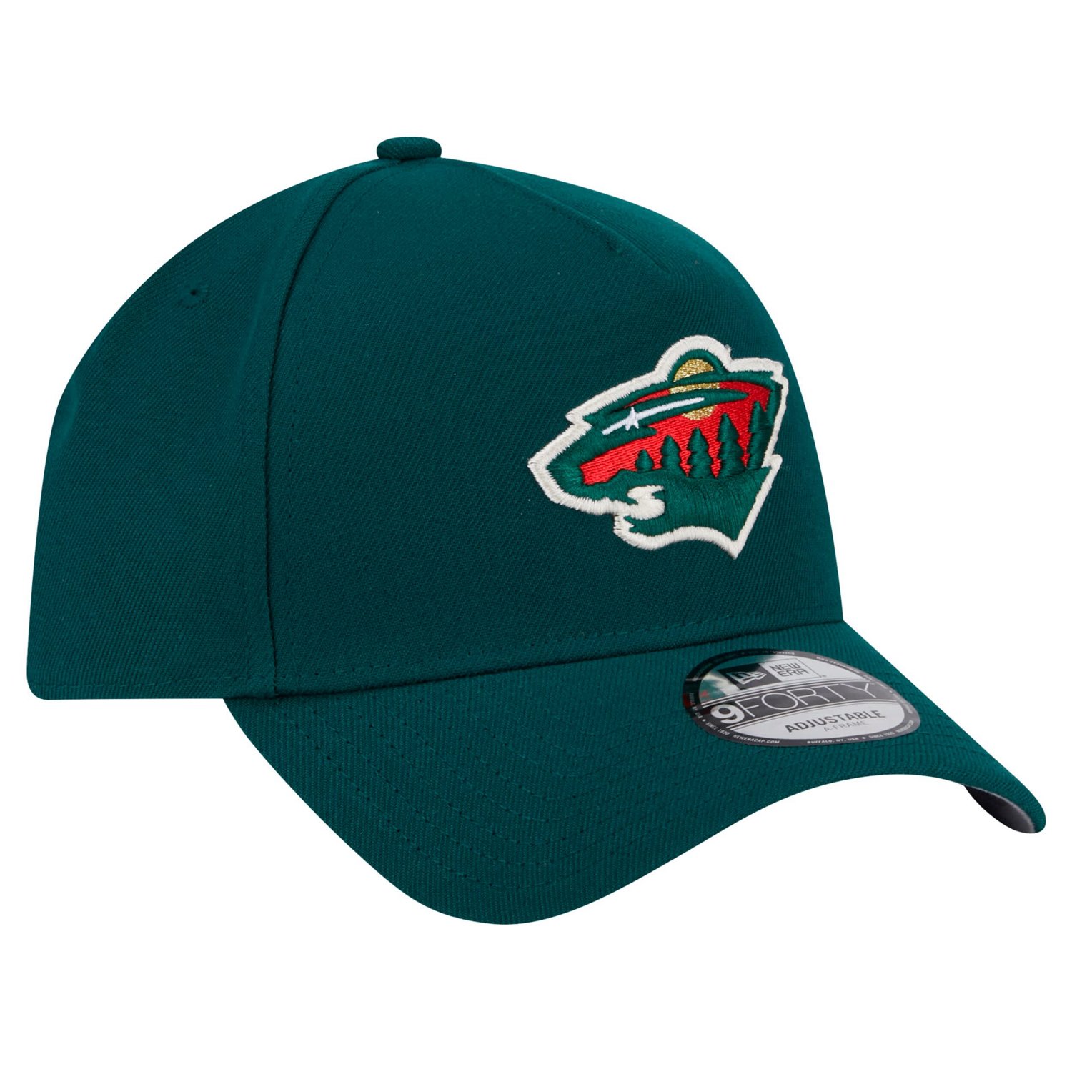 New Era Minnesota Wild Core A-Frame 9FORTY Adjustable Hat - view number 3