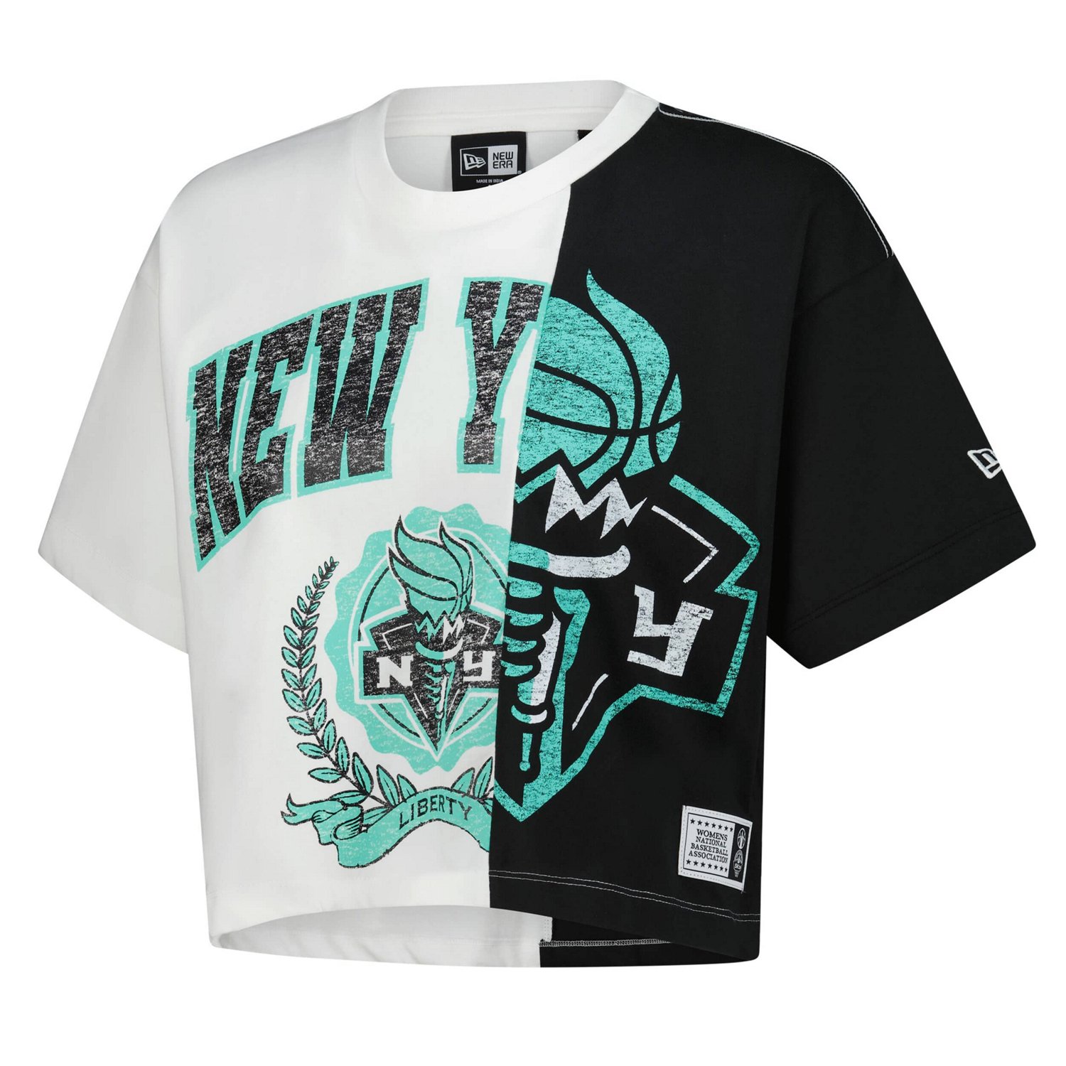 New Era New York Liberty Team Split Cropped Boxy T-Shirt - view number 2