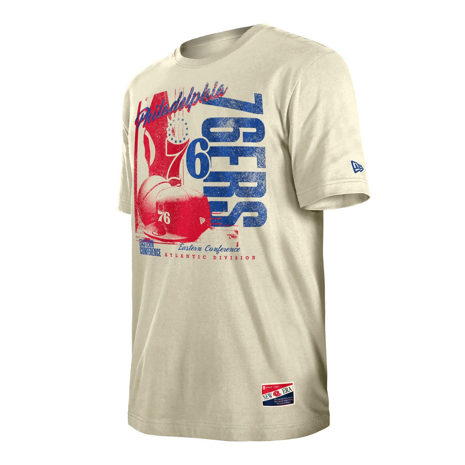 New Era Philadelphia 76ers Distressed Throwback Vintage Color Pack T-Shirt - view number 2