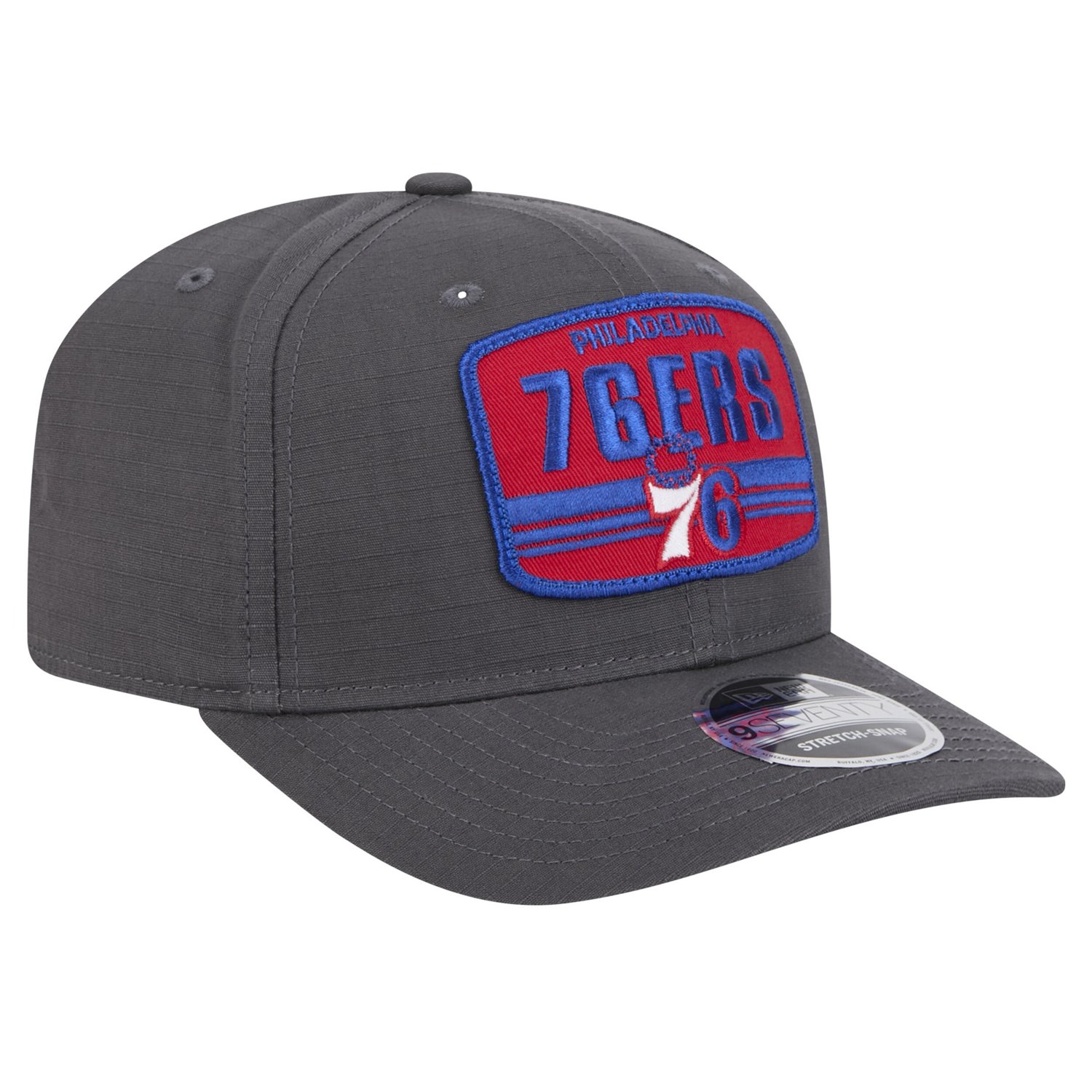 New Era Philadelphia 76ers Team Elevated Patch 9SEVENTY Adjustable Hat - view number 3