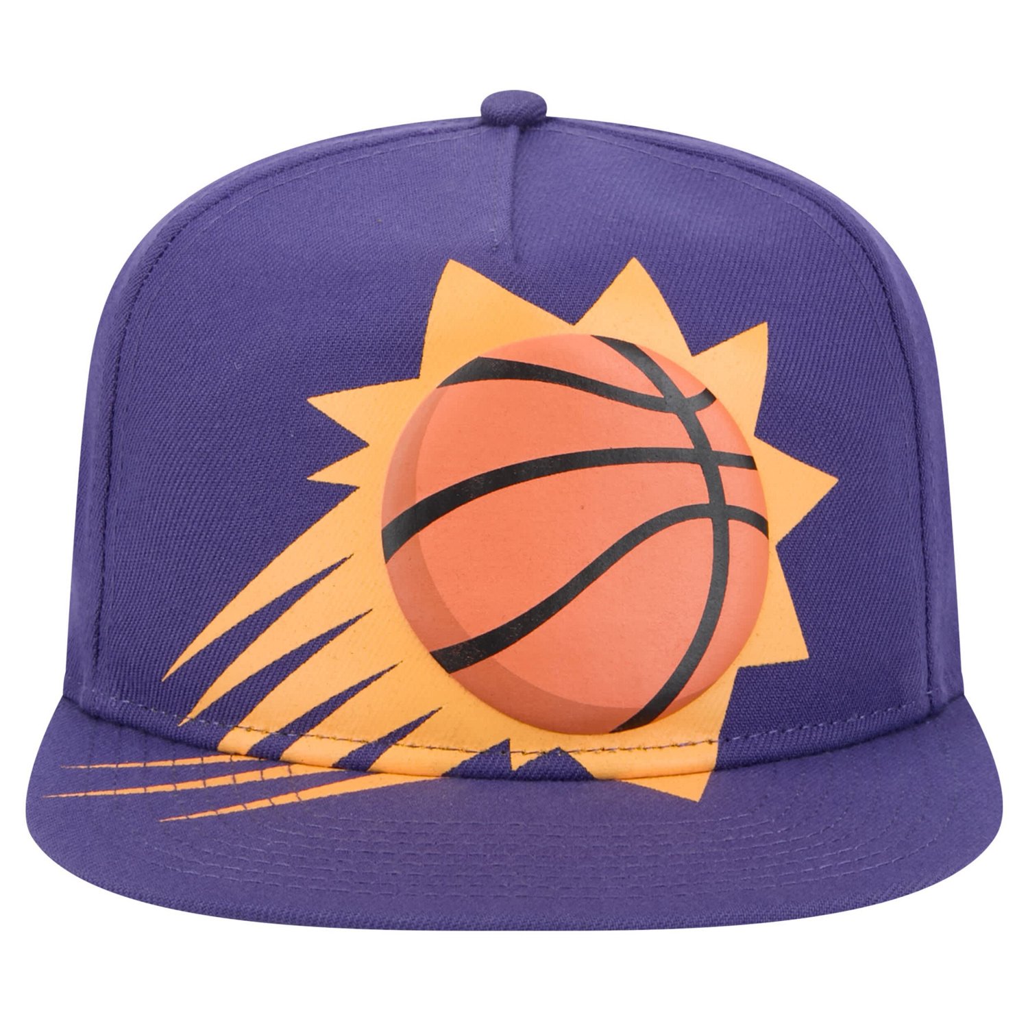 New Era Phoenix Suns Oversized Puff Print Logo Golfer Snapback Hat - view number 2