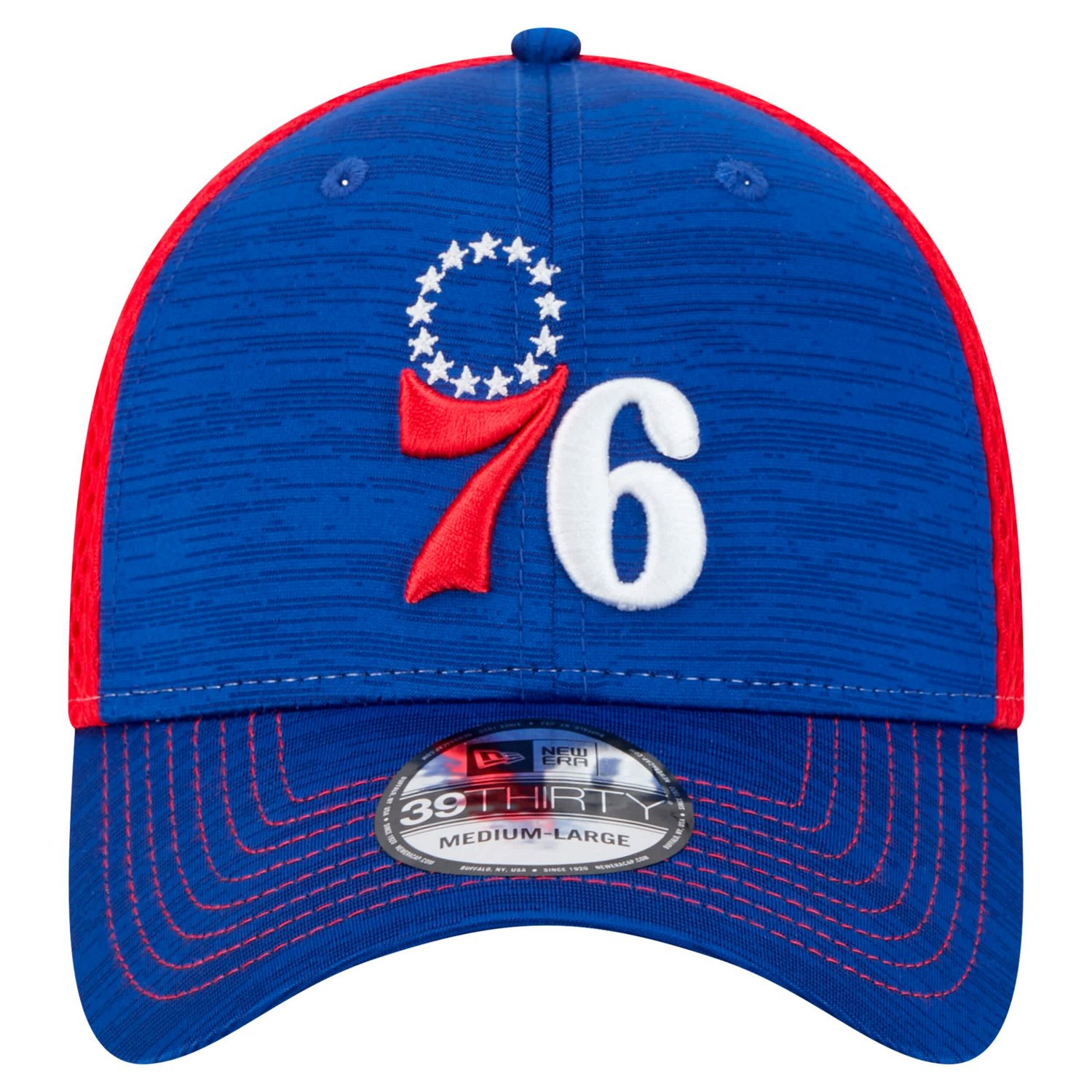 New Era Red Philadelphia 76ers Active Tech Neo Flex 39THIRTY Flex Hat - view number 2