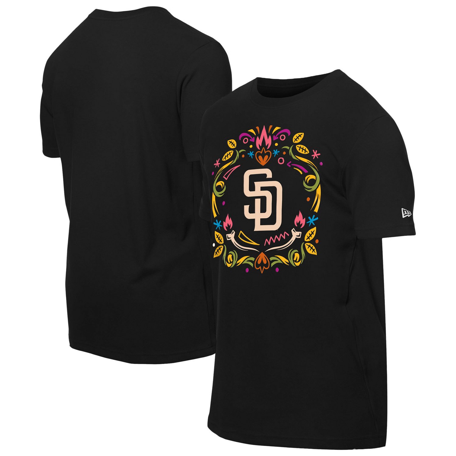 New Era San Diego Padres Da de los Muertos T-Shirt