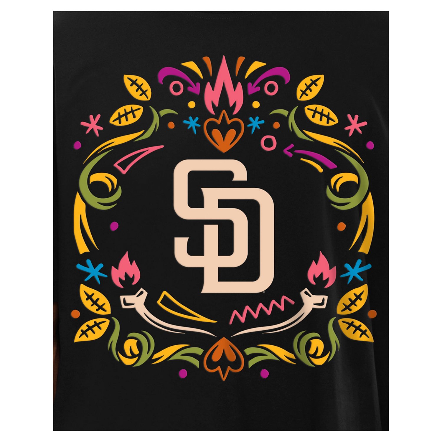 New Era San Diego Padres Da de los Muertos T-Shirt - view number 4