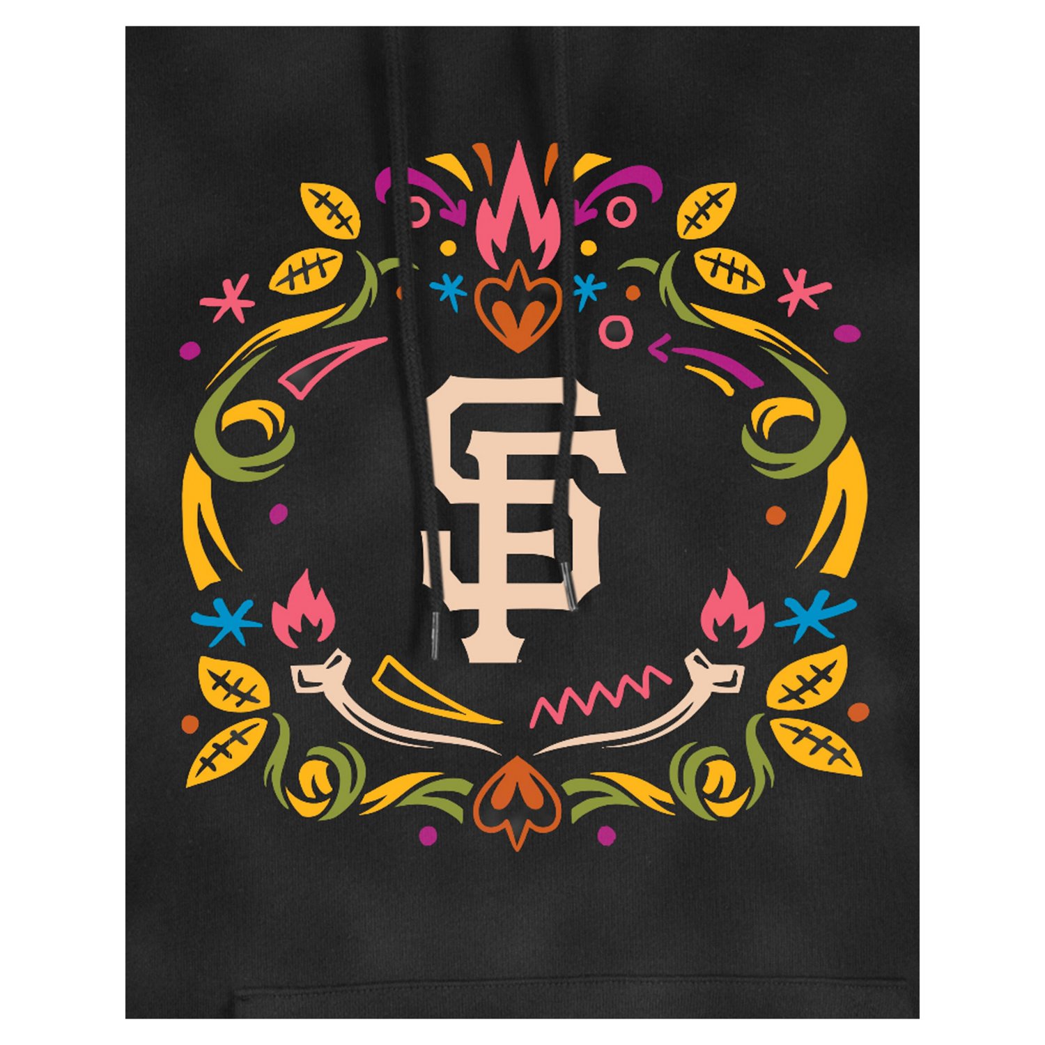 New Era San Francisco Giants Da de Muertos Mineral Wash Hoodie Sweatshirt - view number 4