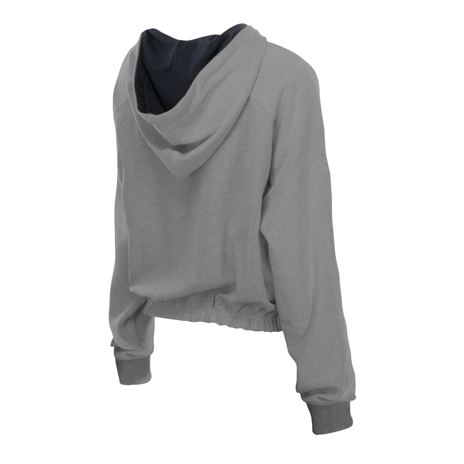 New Era San Francisco Giants Reversed Out French Terry Quarter-Zip Banded Crop Hoodie - view number 3