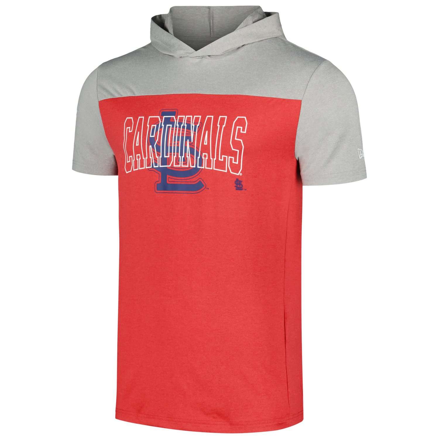 New Era St Louis Cardinals Active Brushed Hoodie T-Shirt - view number 2