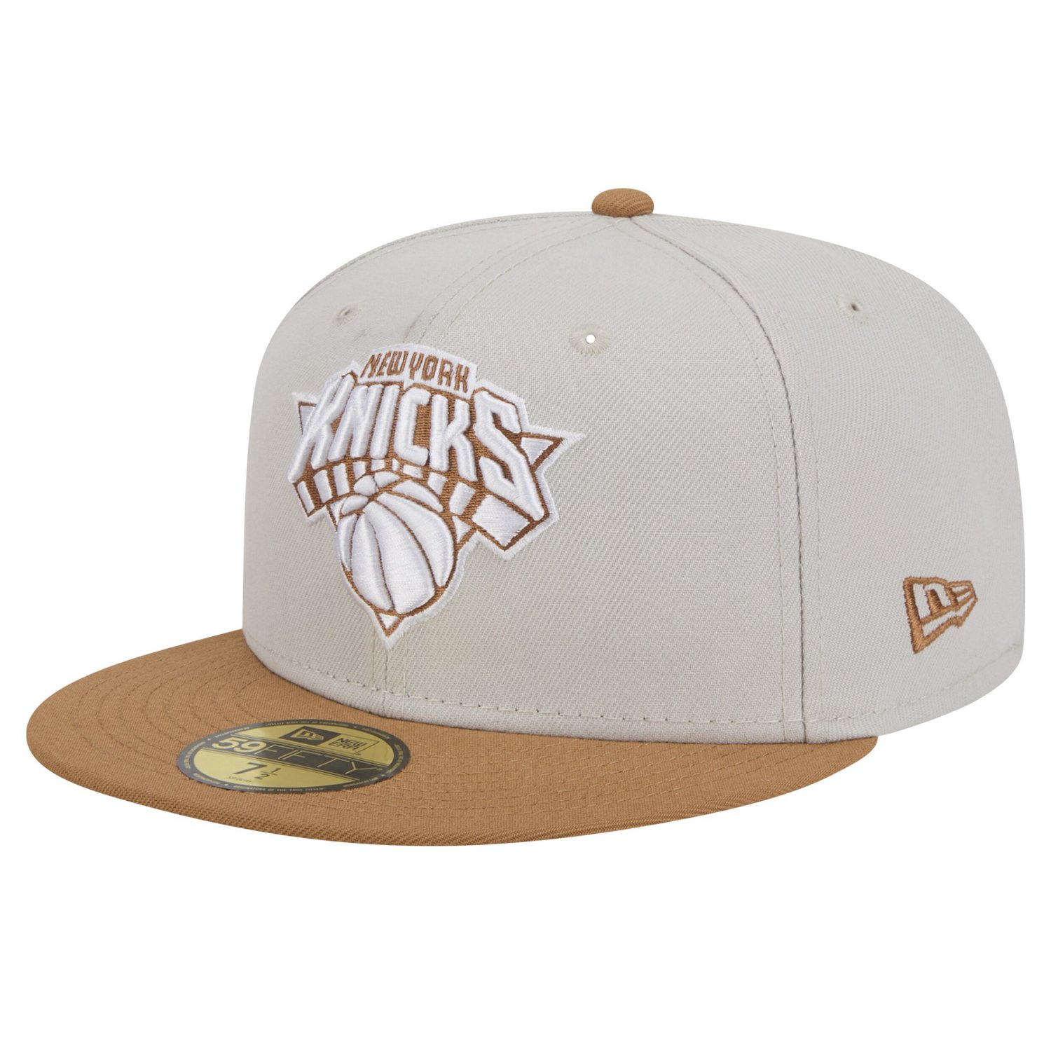 New Era Tan New York Knicks Color Pack 59FIFTY Fitted Hat Academy