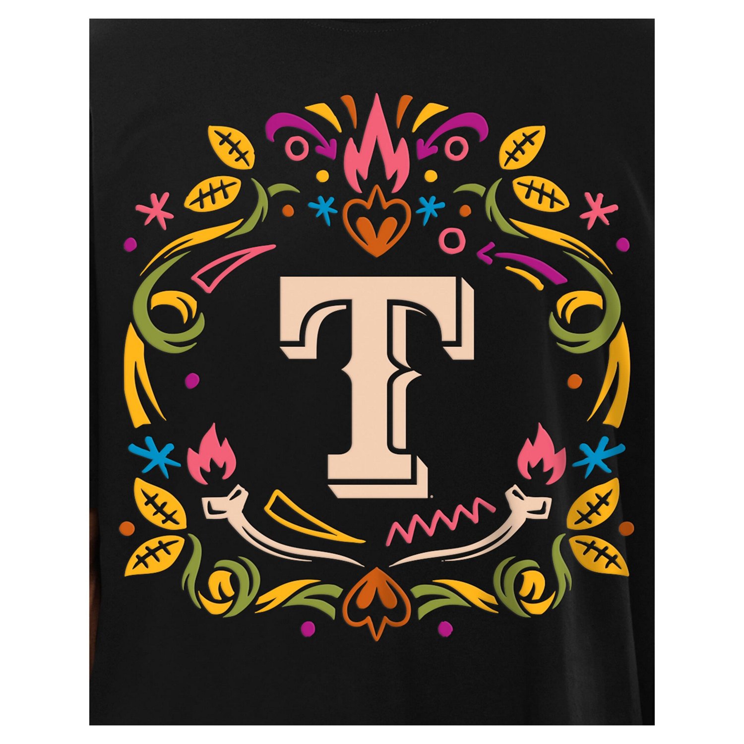 New Era Texas Rangers Da de los Muertos T-Shirt - view number 4