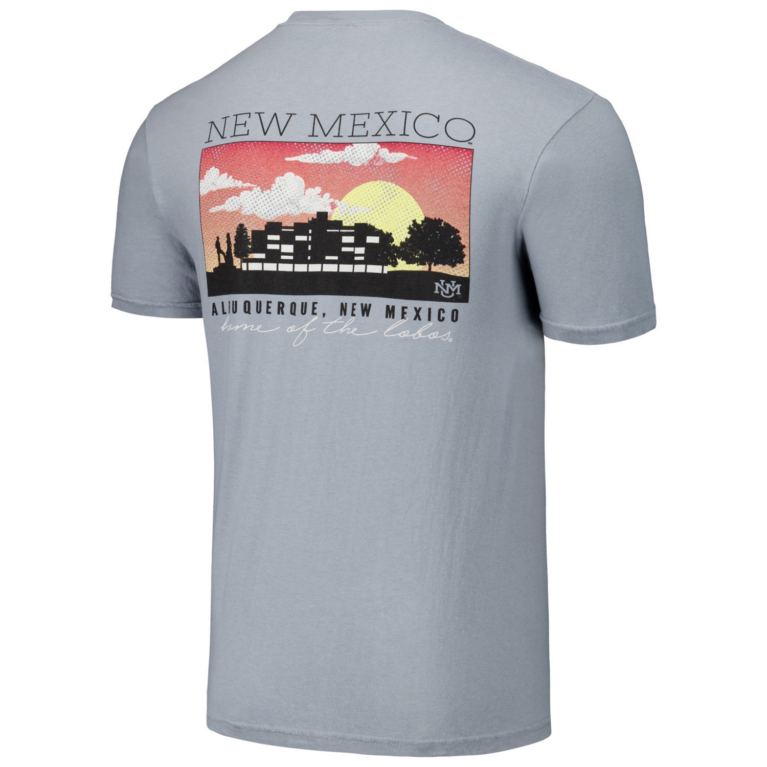 New Mexico Lobos Campus Scenery Comfort Color T-Shirt - view number 3