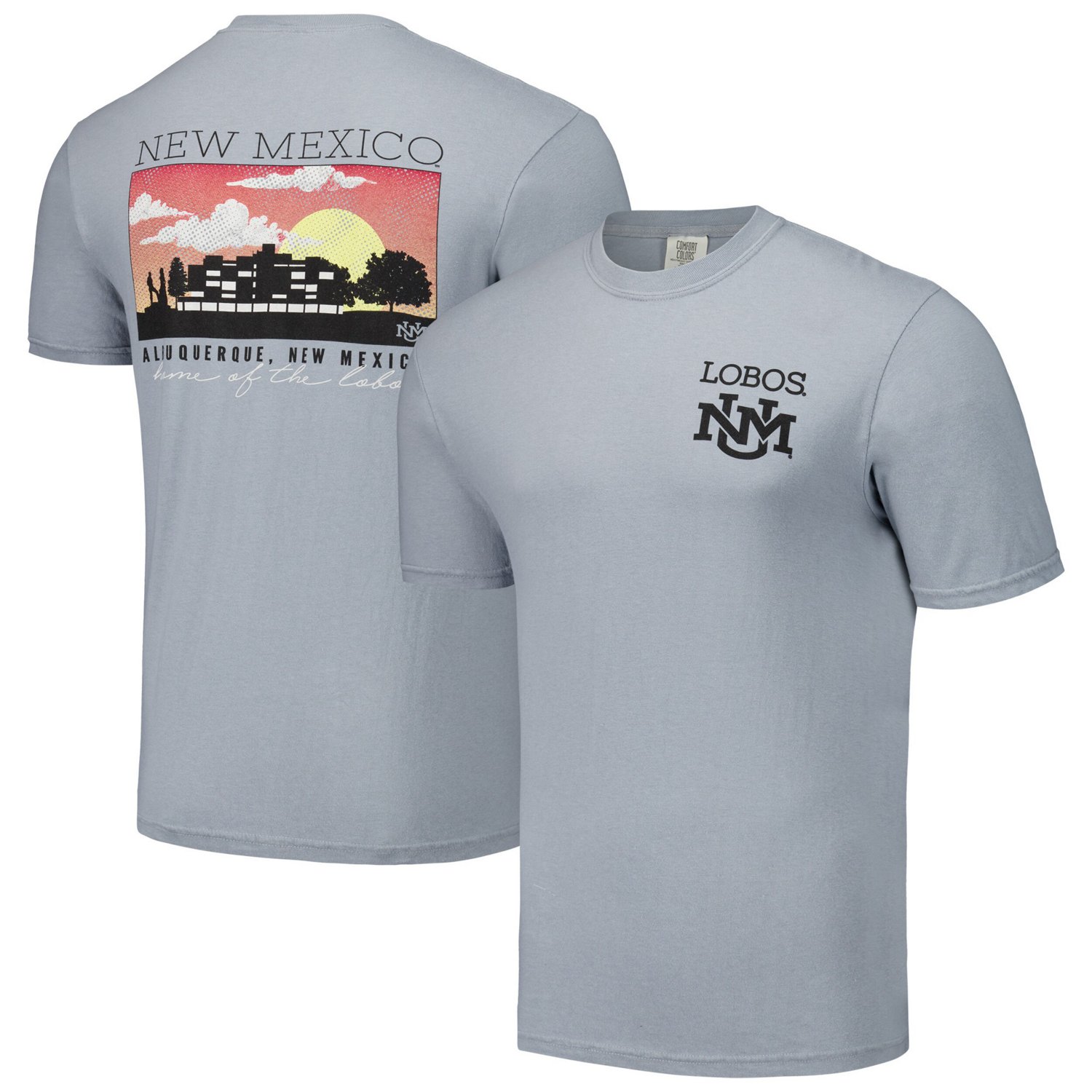 New Mexico Lobos Campus Scenery Comfort Color T-Shirt - view number 1
