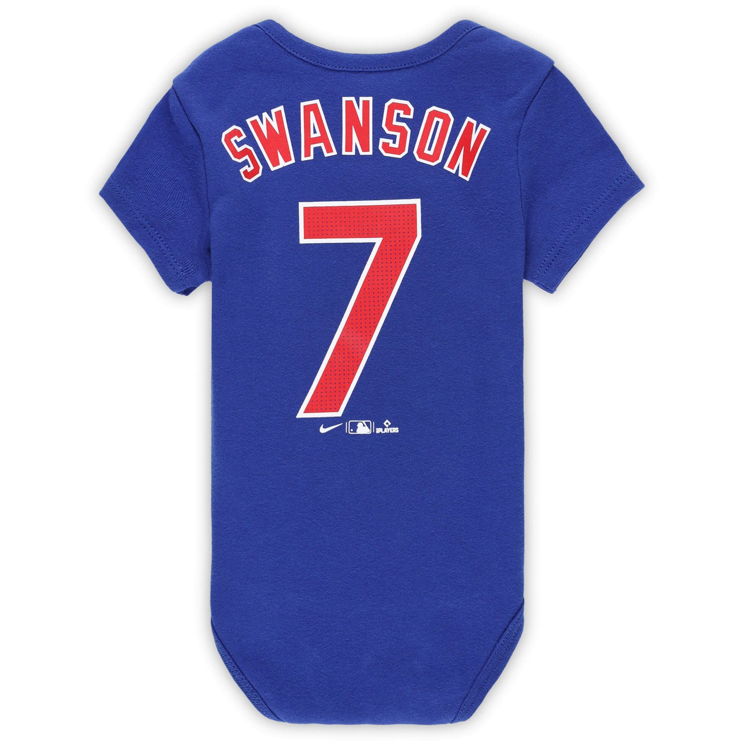 Newborn  Infant Nike Dansby Swanson Chicago Cubs Fuse Name  Number Bodysuit - view number 3
