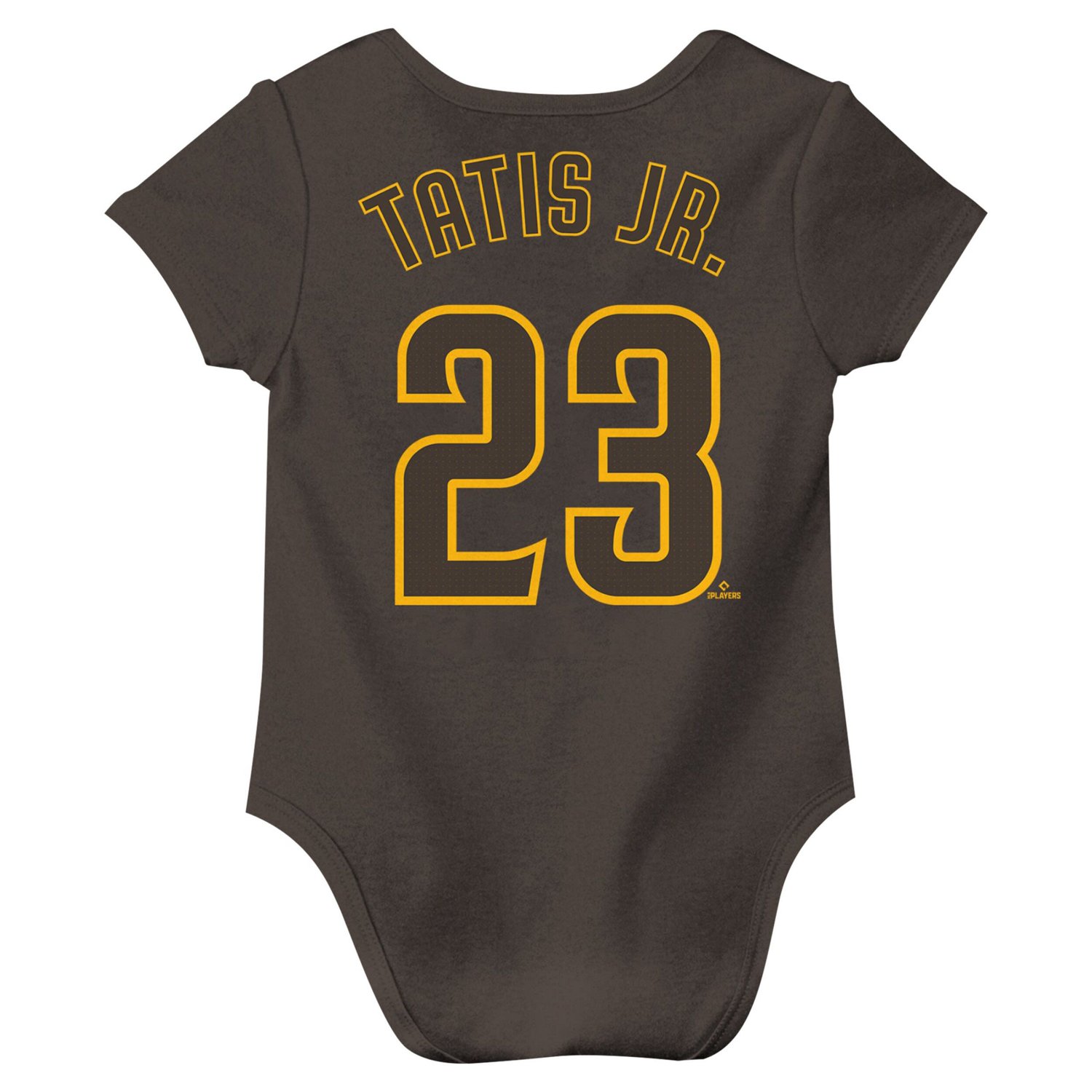 Newborn  Infant Nike Fernando Tatis Jr San Diego Padres Fuse Name  Number Bodysuit - view number 3