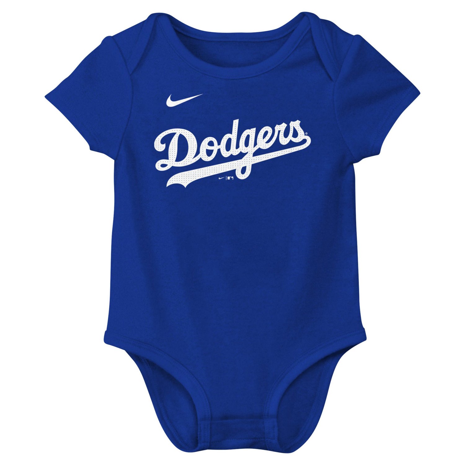 Newborn  Infant Nike Jackie Robinson Los Angeles Dodgers Fuse Name Number Bodysuit