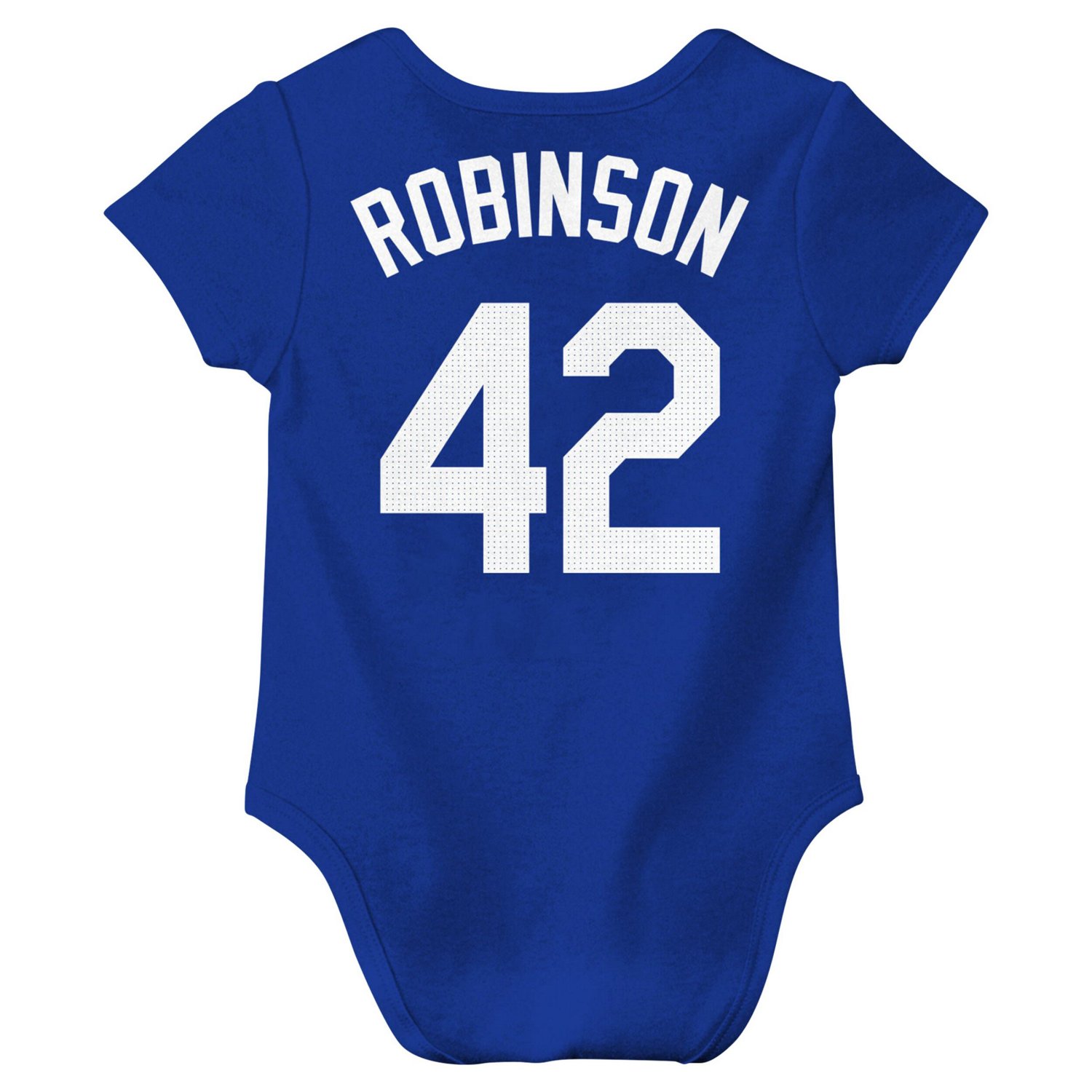 Newborn  Infant Nike Jackie Robinson Los Angeles Dodgers Fuse Name  Number Bodysuit - view number 3