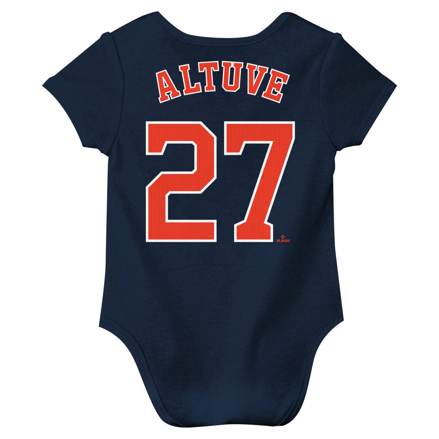 Newborn  Infant Nike Jose Altuve Houston Astros Fuse Name  Number Bodysuit                                                       - view number 3