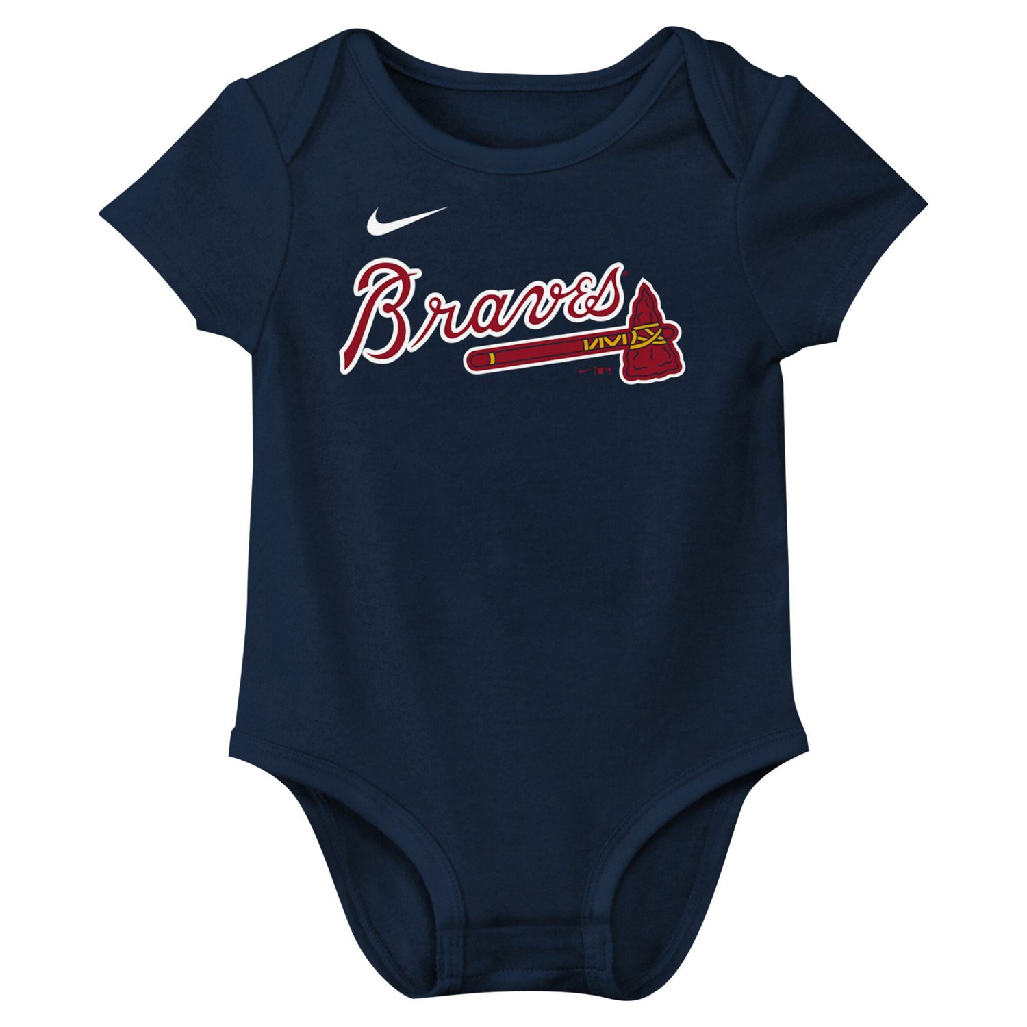 Newborn  Infant Nike Ronald Acua Jr Atlanta Braves Fuse Name  Number Bodysuit - view number 2