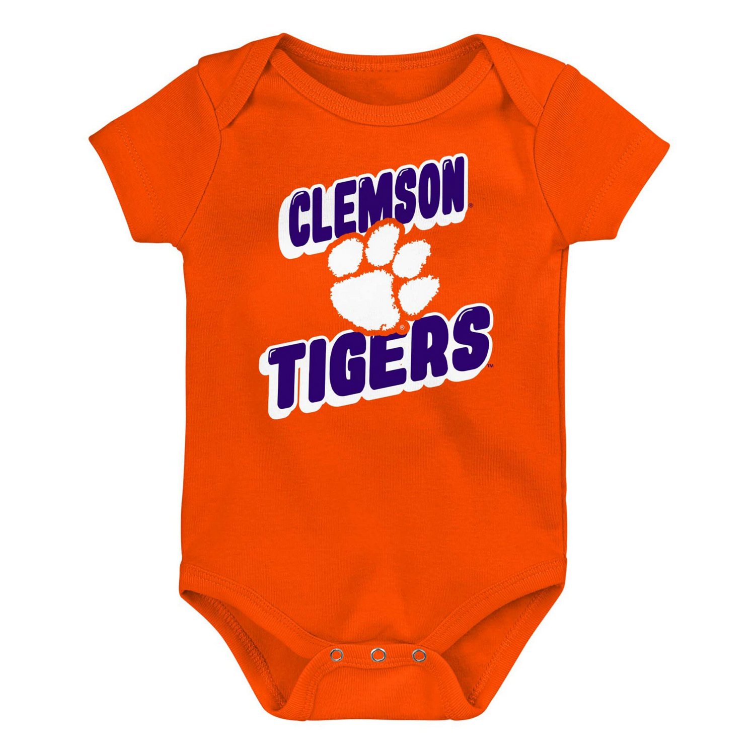 Newborn Clemson Tigers Sunday Comics 3-Pack Bodysuit Set - view number 2