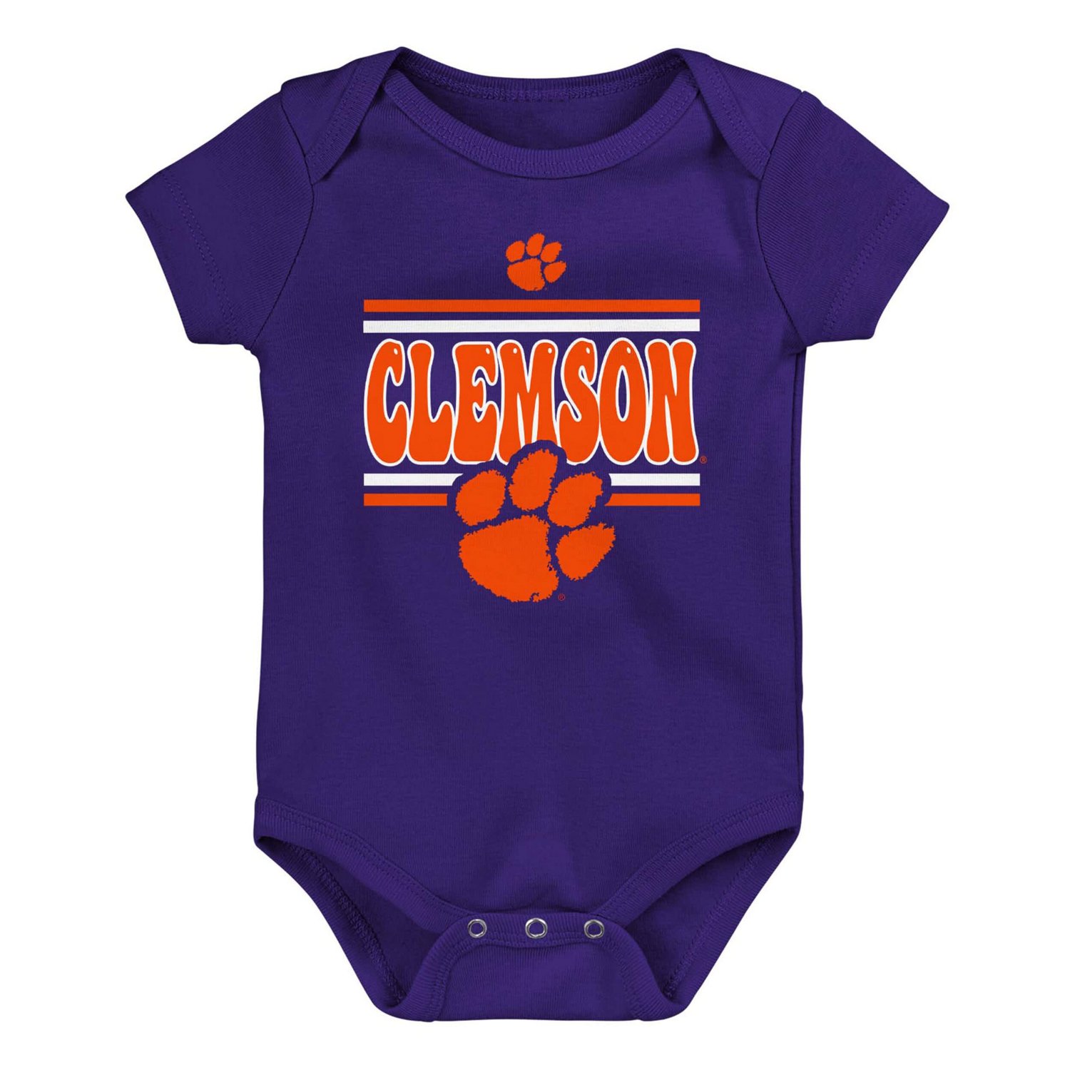 Newborn Clemson Tigers Sunday Comics 3-Pack Bodysuit Set - view number 3