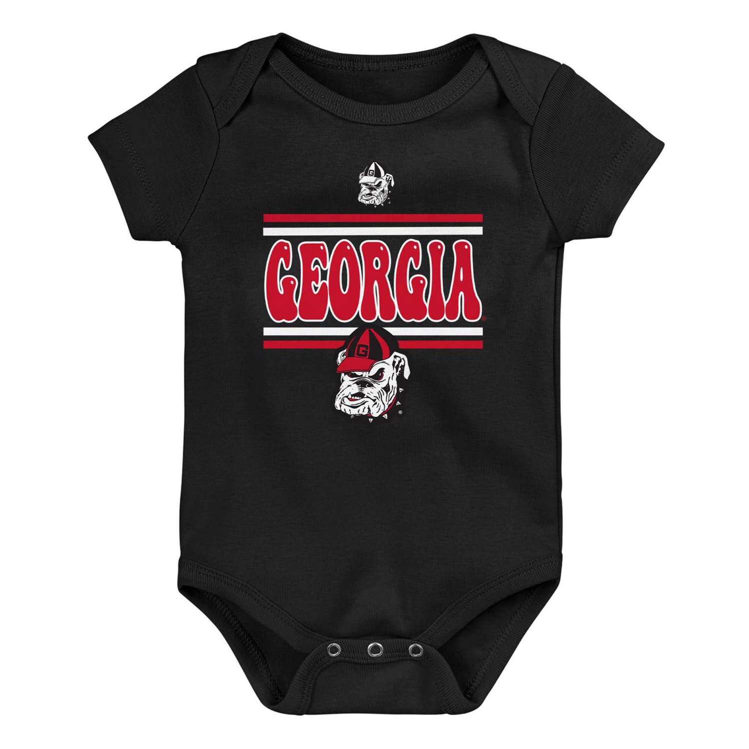 Newborn Georgia Bulldogs Sunday Comics 3-Pack Bodysuit Set - view number 3