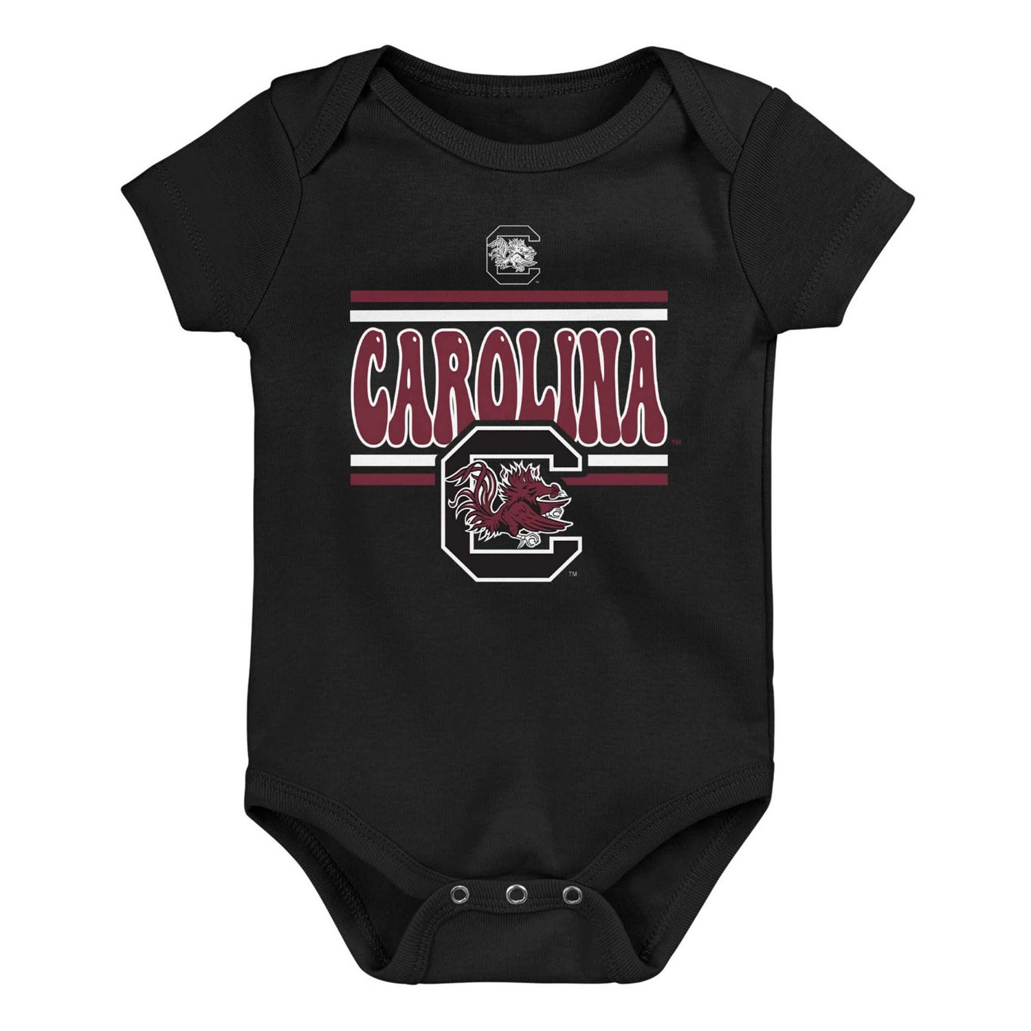 Newborn South Carolina Gamecocks Sunday Comics 3-Pack Bodysuit Set - view number 3
