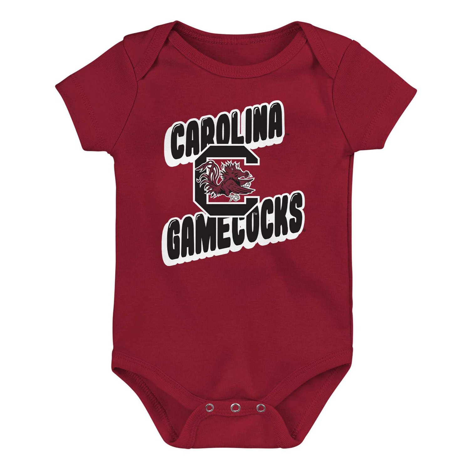 Newborn South Carolina Gamecocks Sunday Comics 3-Pack Bodysuit Set