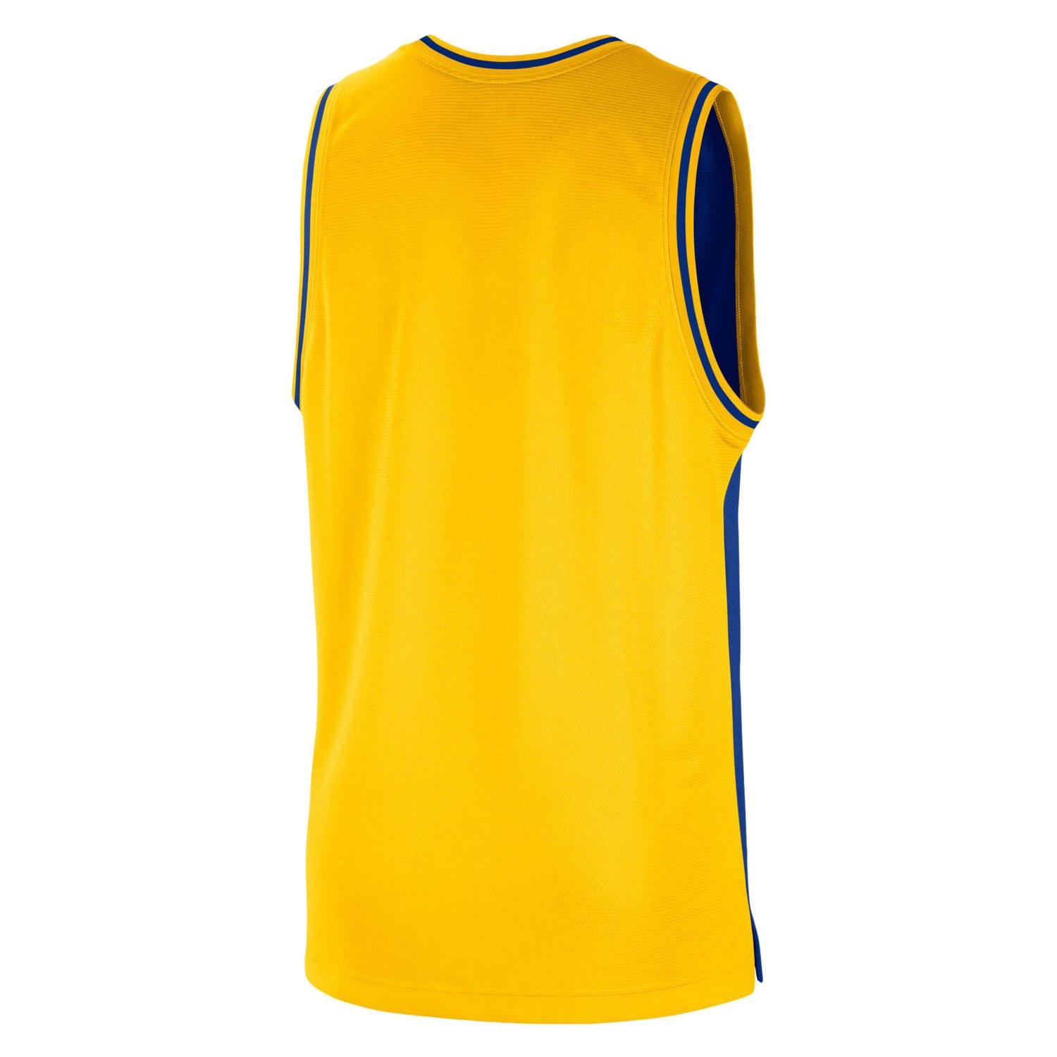 Nike /Gold Golden State Warriors Courtside Versus Force Split DNA Performance Mesh Tank Top                                      - view number 3