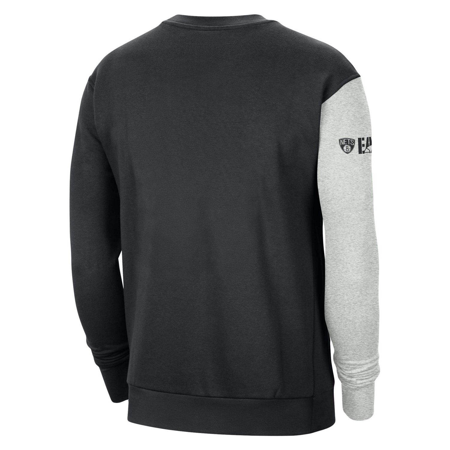 Nike /Heather Gray Brooklyn Nets Courtside Versus Force  Flight Pullover Sweatshirt                                              - view number 3