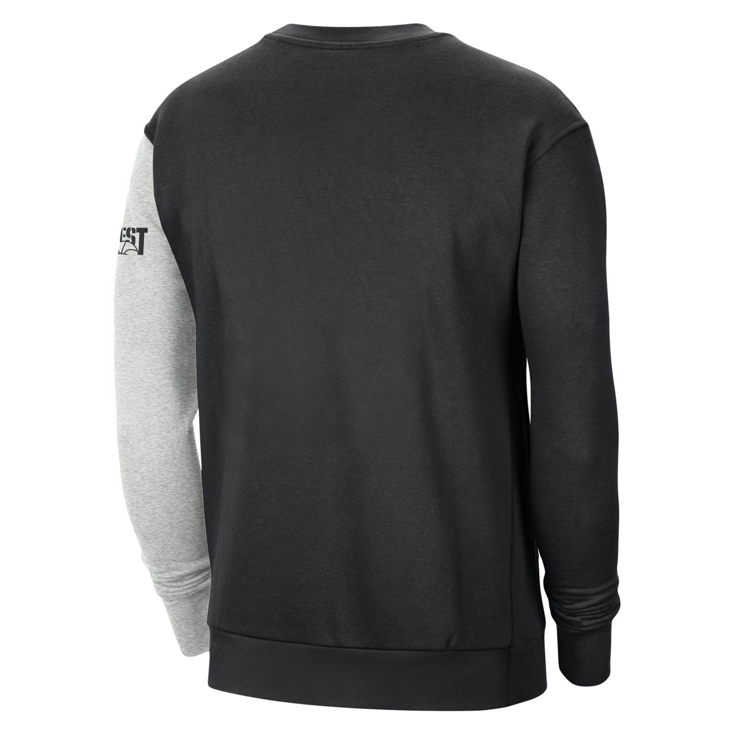 Nike /Heather Gray Los Angeles Lakers Courtside Versus Force  Flight Pullover Sweatshirt