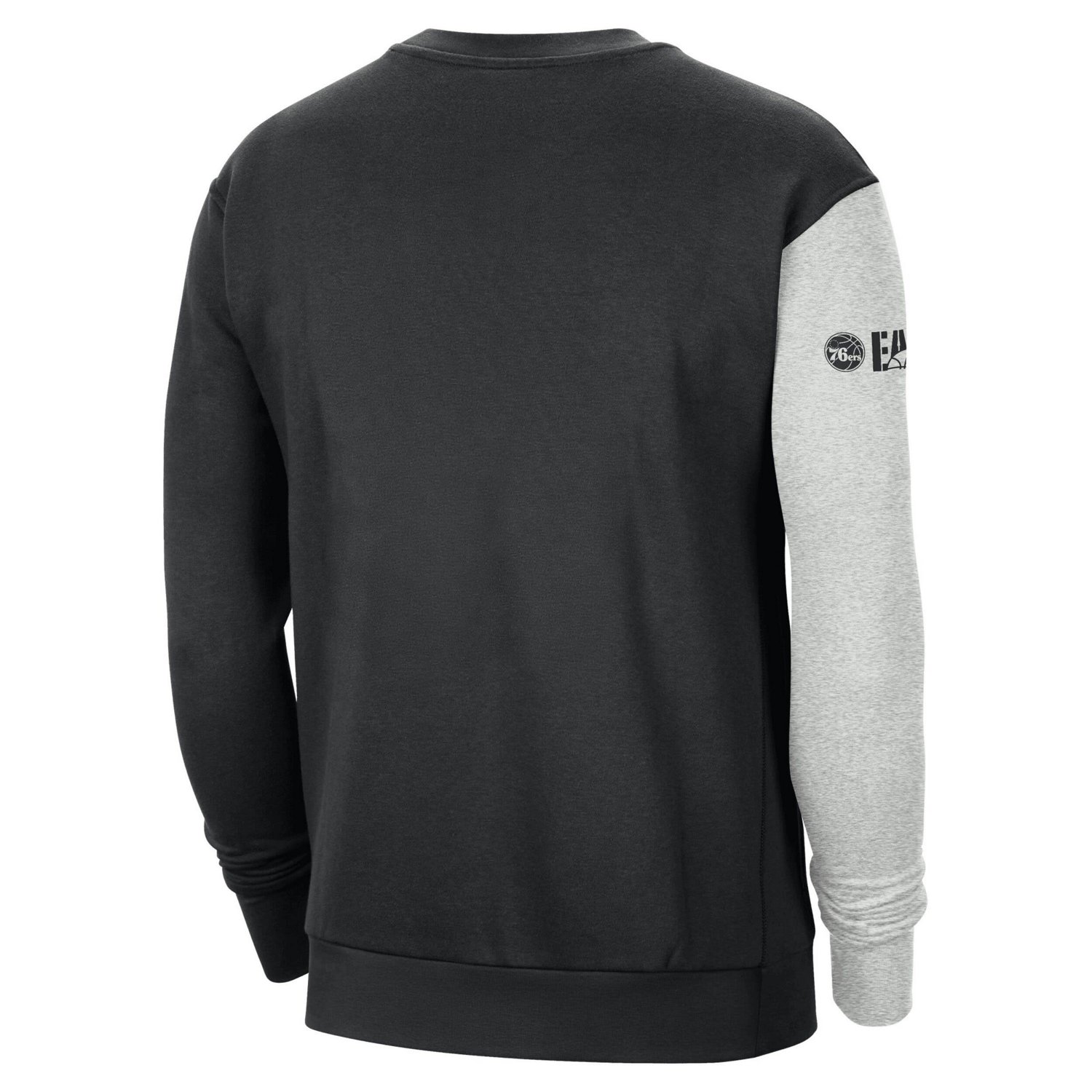 Nike /Heather Gray Philadelphia 76ers Courtside Versus Force  Flight Pullover Sweatshirt                                         - view number 3