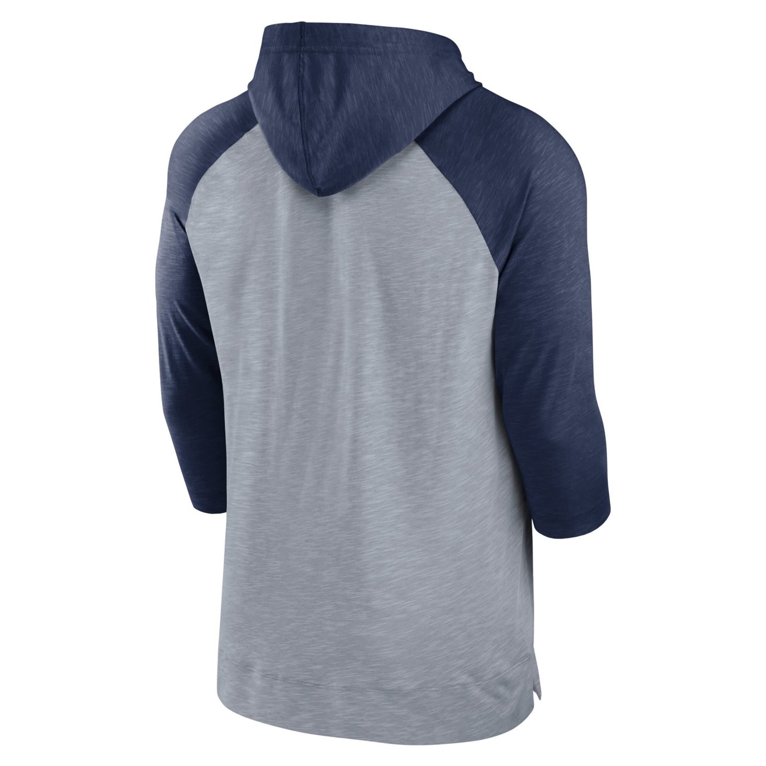 Nike /Heather Houston Astros Baseball Raglan 3/4-Sleeve Pullover Hoodie - view number 3