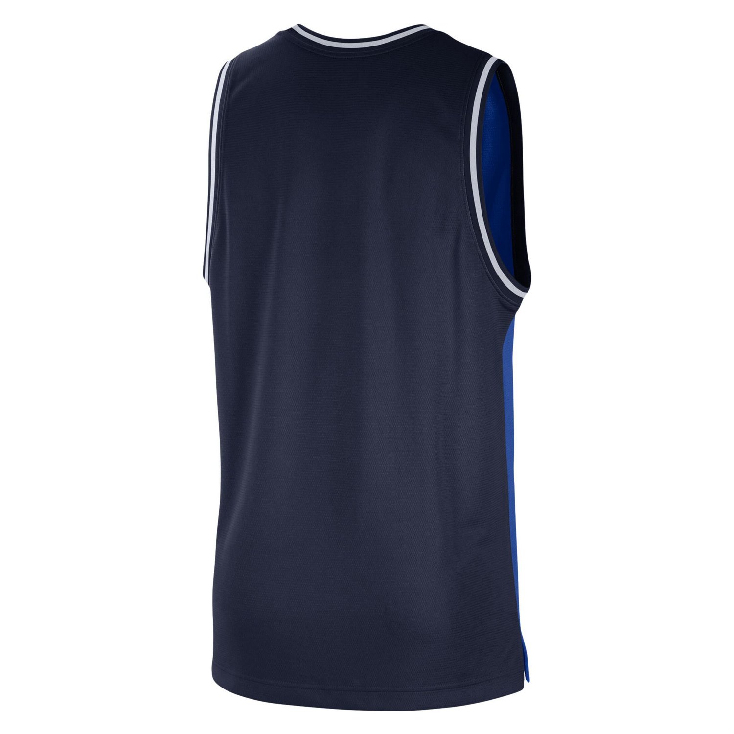 Nike Navy Dallas Mavericks Courtside Versus Force Split DNA Performance Mesh Tank Top - view number 3