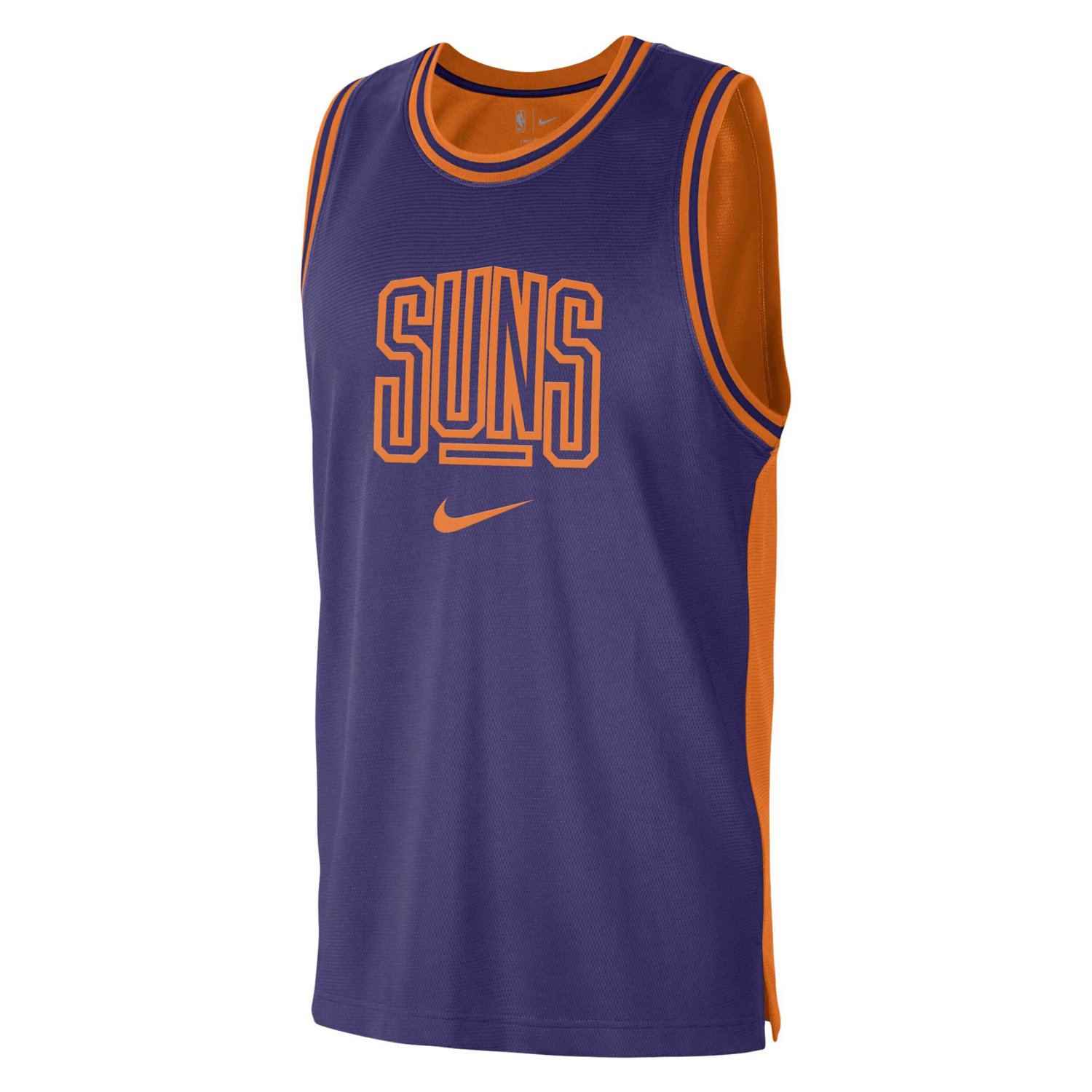 Nike /Orange Phoenix Suns Courtside Versus Force Split DNA Performance Mesh Tank Top                                             - view number 2