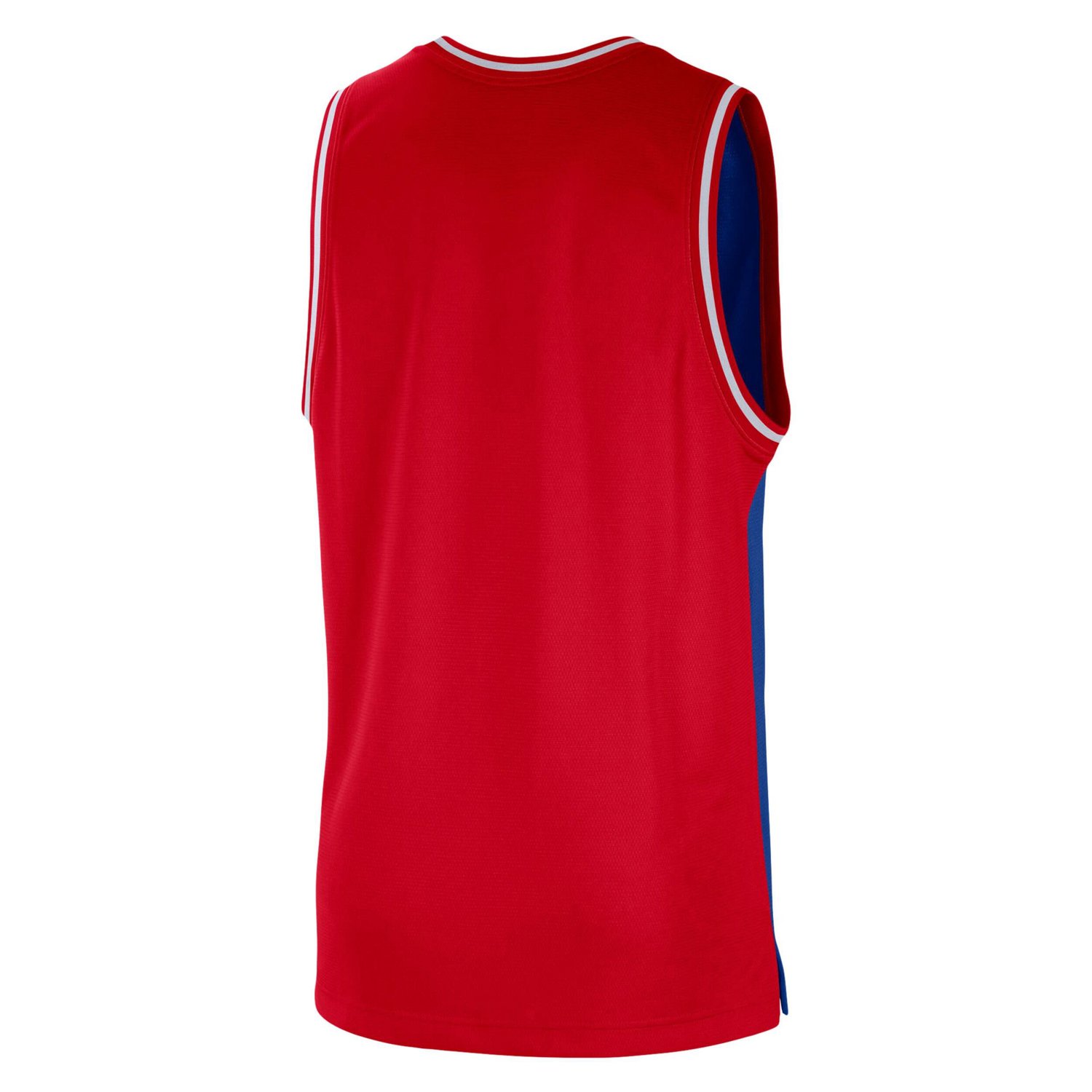 Nike /Red Philadelphia 76ers Courtside Versus Force Split DNA Performance Mesh Tank Top                                          - view number 3