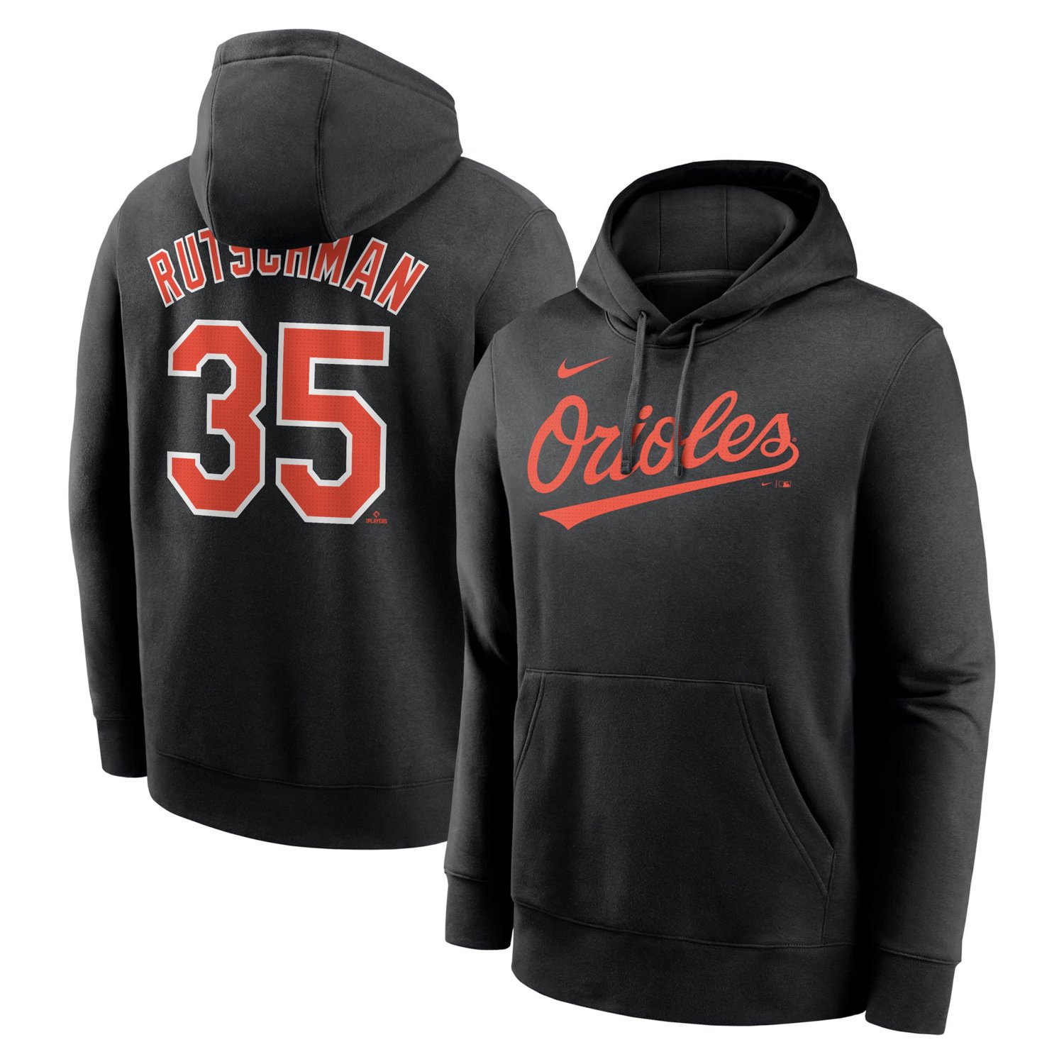 Nike Adley Rutschman Baltimore Orioles Player Name  Number Club Pullover Hoodie