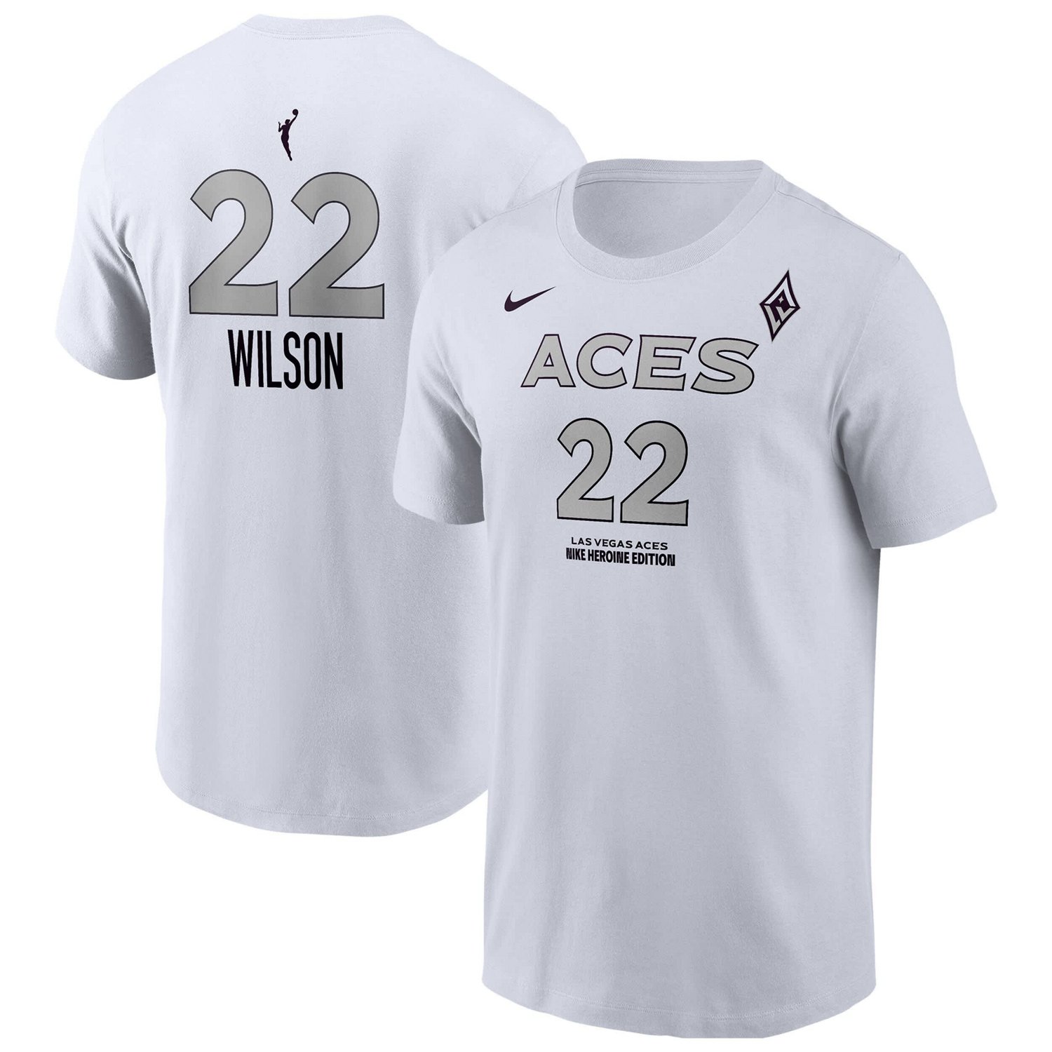 Nike A'ja Wilson Las Vegas Aces Heroine Edition Name  Number T-Shirt