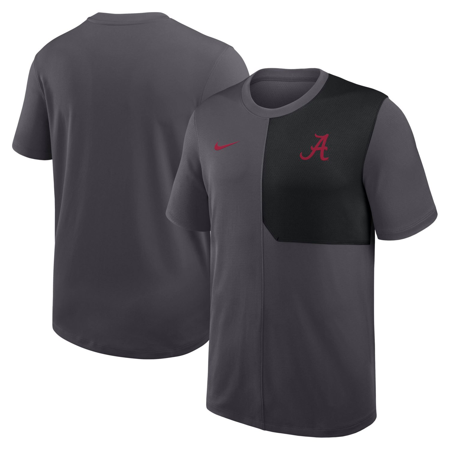 Nike Alabama Crimson Tide 2025 Sideline UV Performance Coach T-Shirt - view number 1