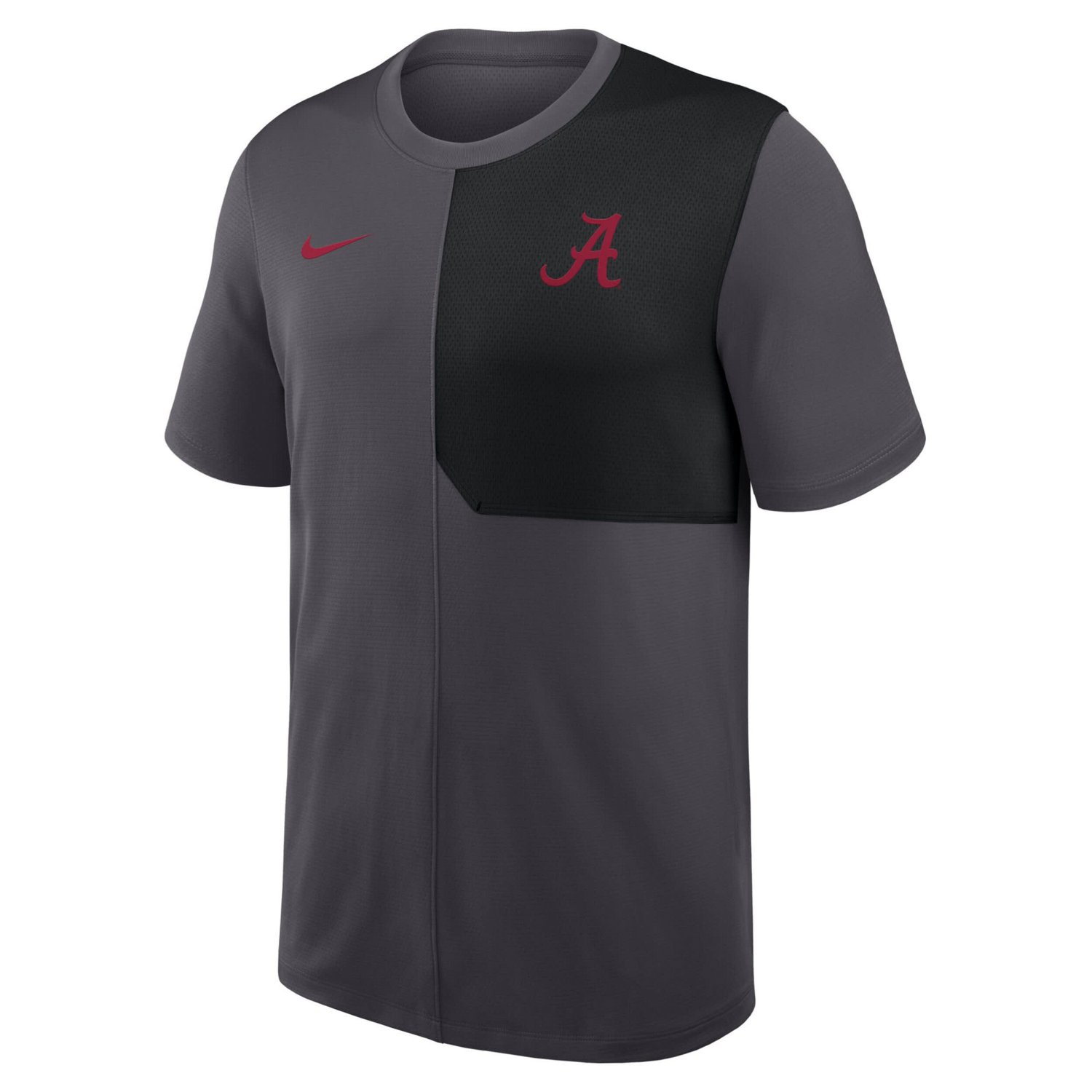 Nike Alabama Crimson Tide 2025 Sideline UV Performance Coach T-Shirt - view number 2
