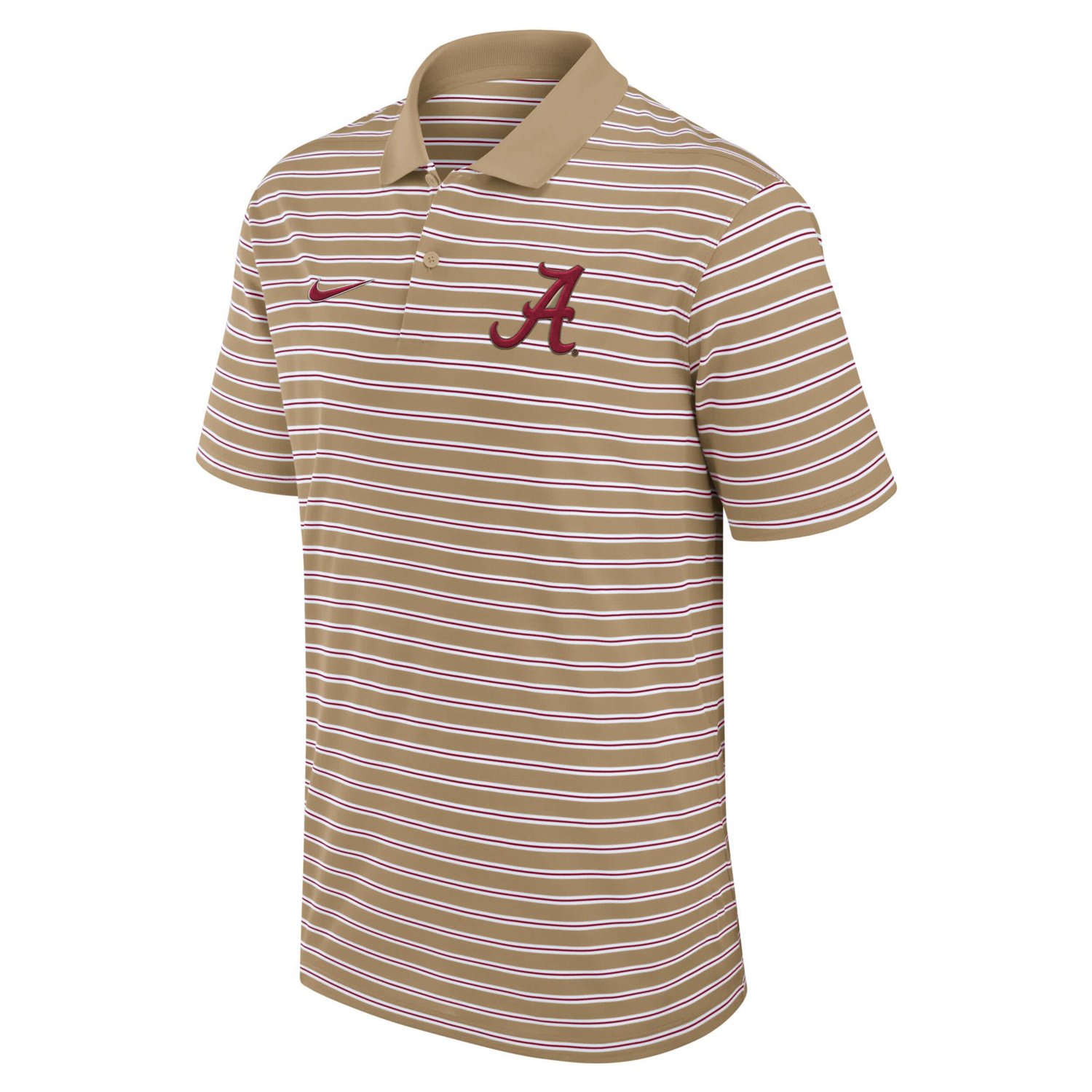 Nike Alabama Crimson Tide Athletic Prep Striped Performance Polo