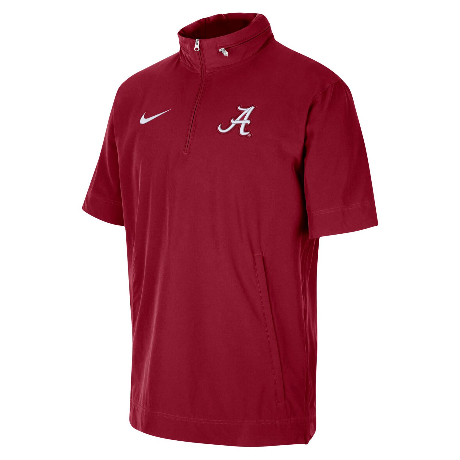 Nike Alabama Tide Coaches Half-Zip Short Sleeve Jacket - view number 2