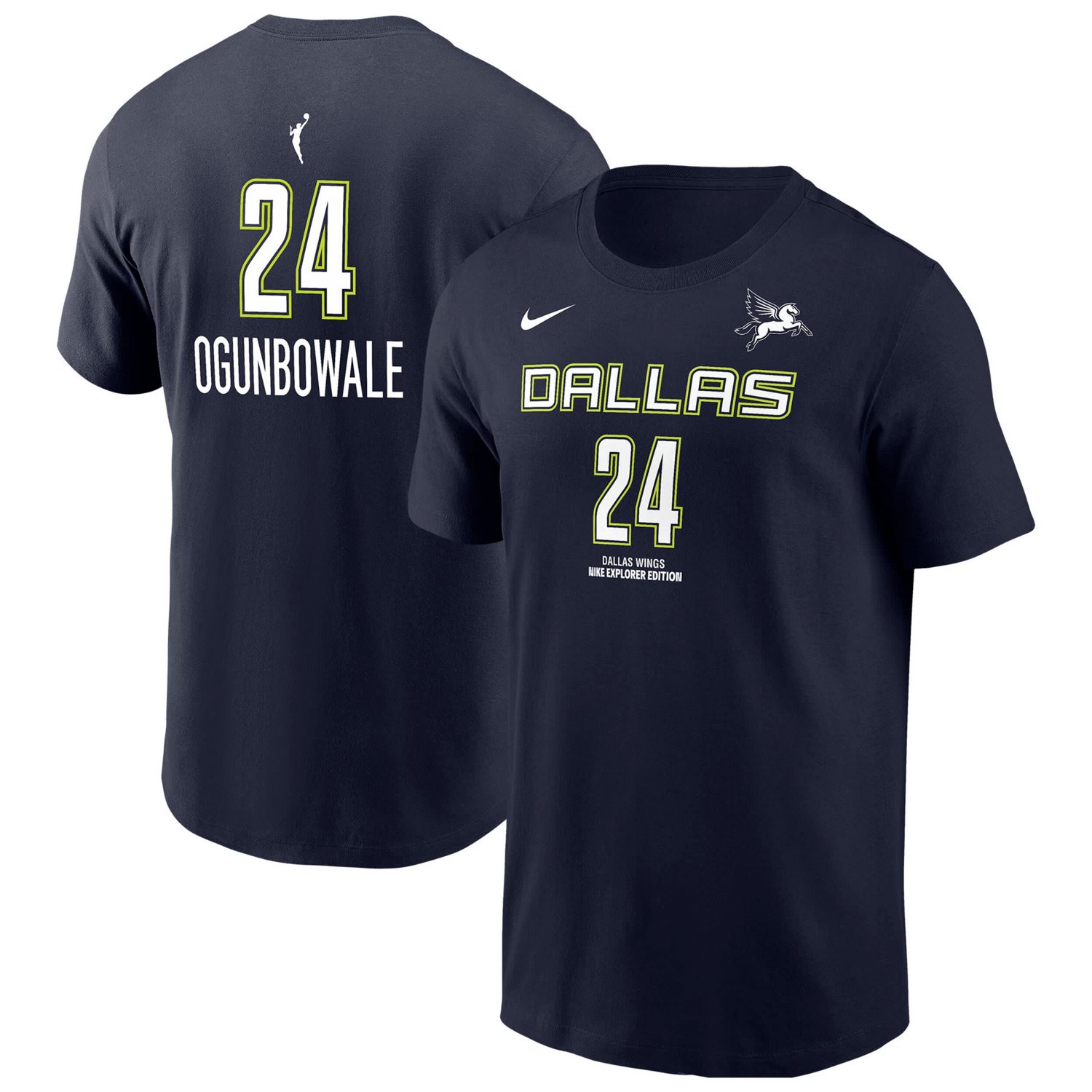 Nike Arike Ogunbowale Dallas Wings Explorer Edition Name  Number T-Shirt - view number 1