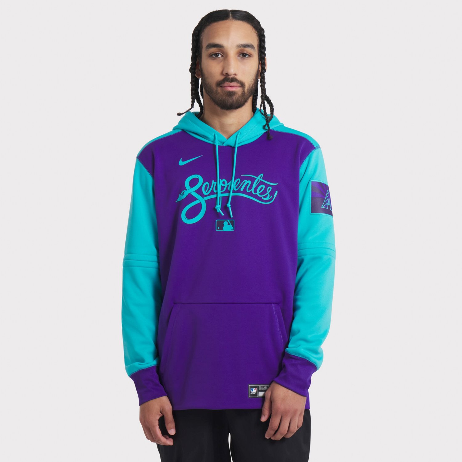 Nike Arizona Diamondbacks 2025 City Connect Authentic Collection Therma Pullover Hoodie