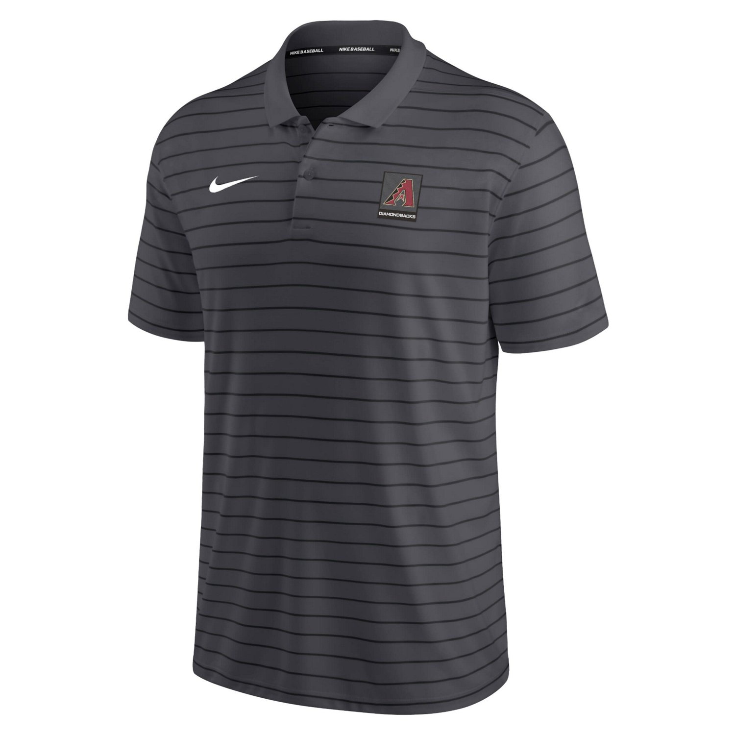 Nike Arizona Diamondbacks Authentic Collection Striped Performance Pique Polo - view number 2