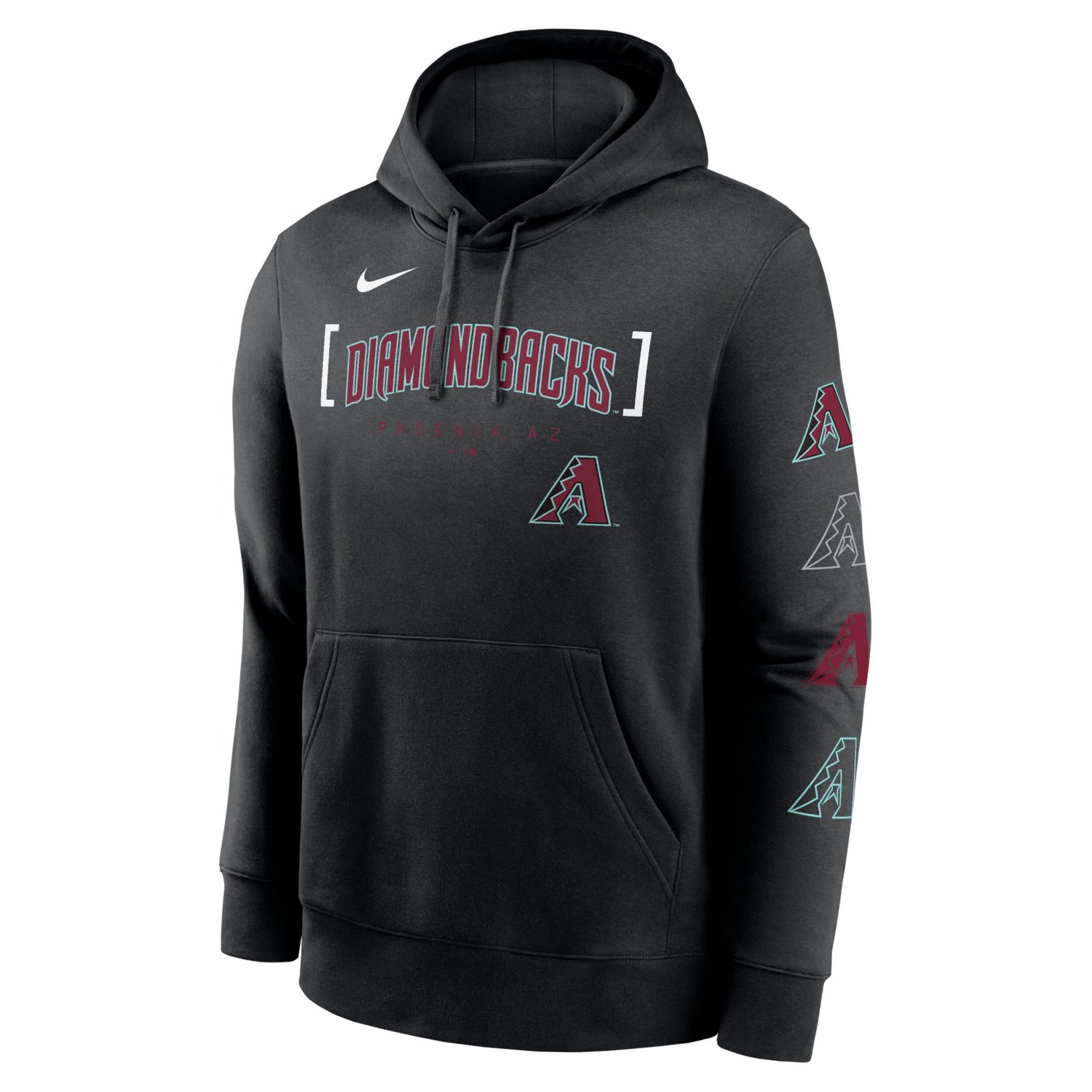Nike Arizona Diamondbacks Club Stack Pullover Hoodie - view number 2