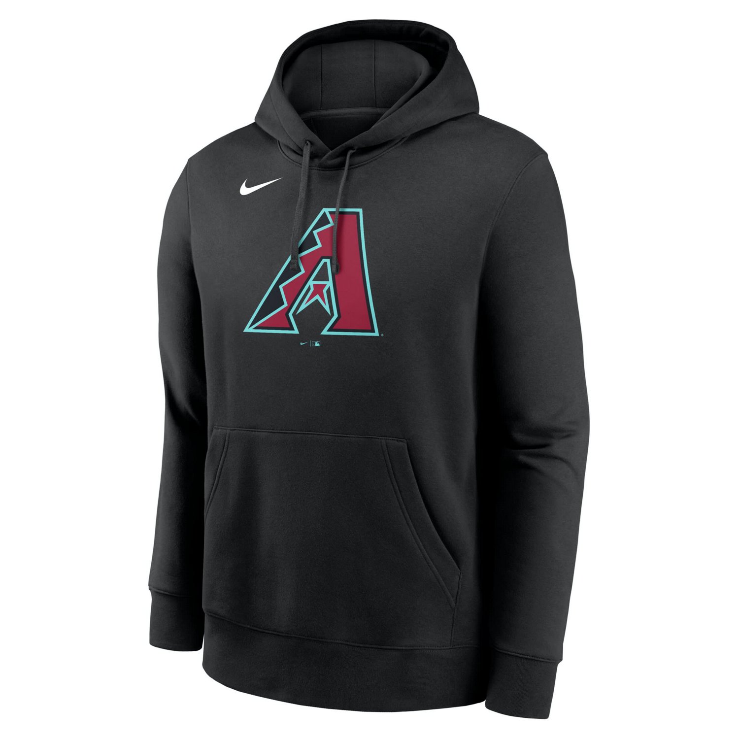 Nike Arizona Diamondbacks Logo Club Fleece Pullover Hoodie - view number 2